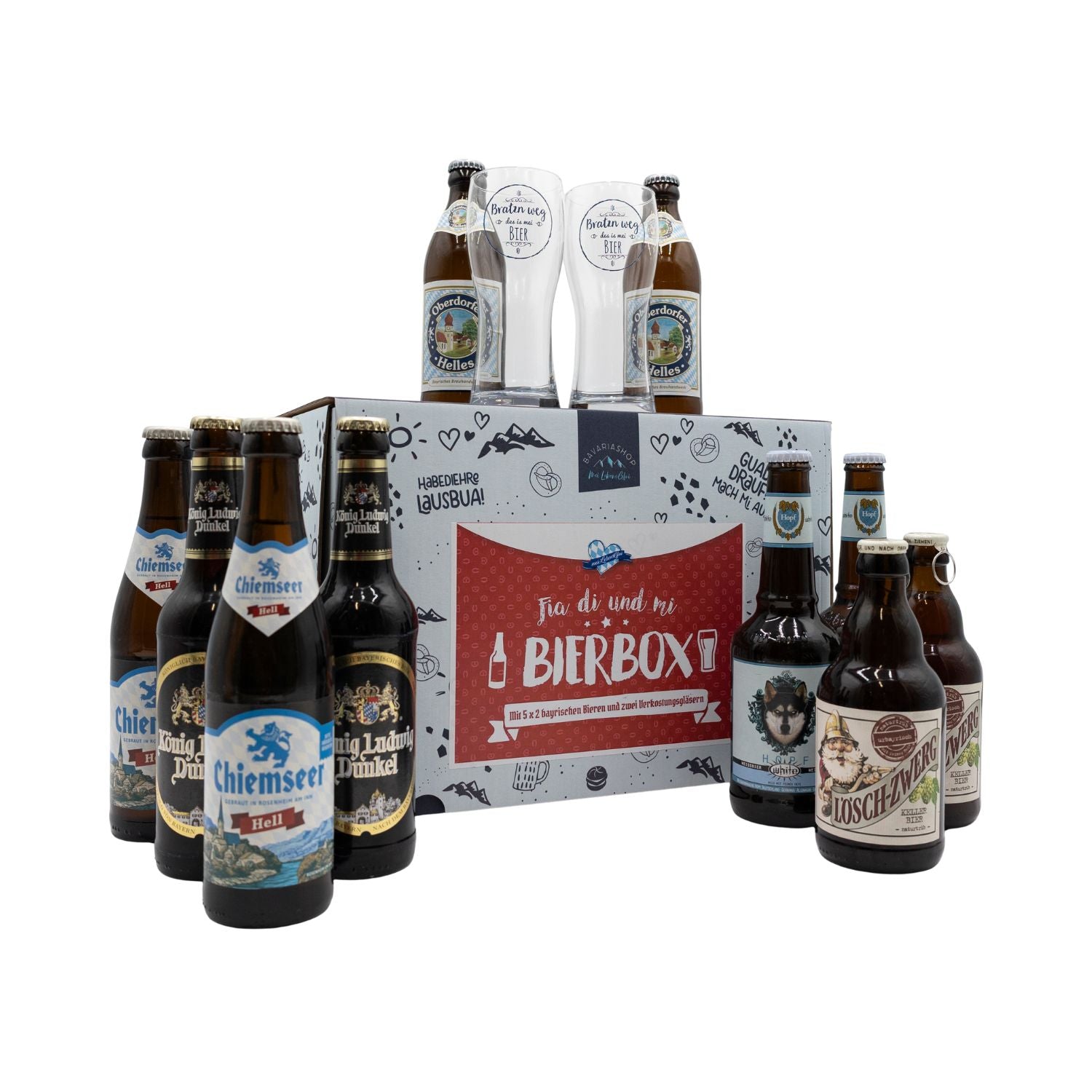 Bier-Box "Fia di und mi"