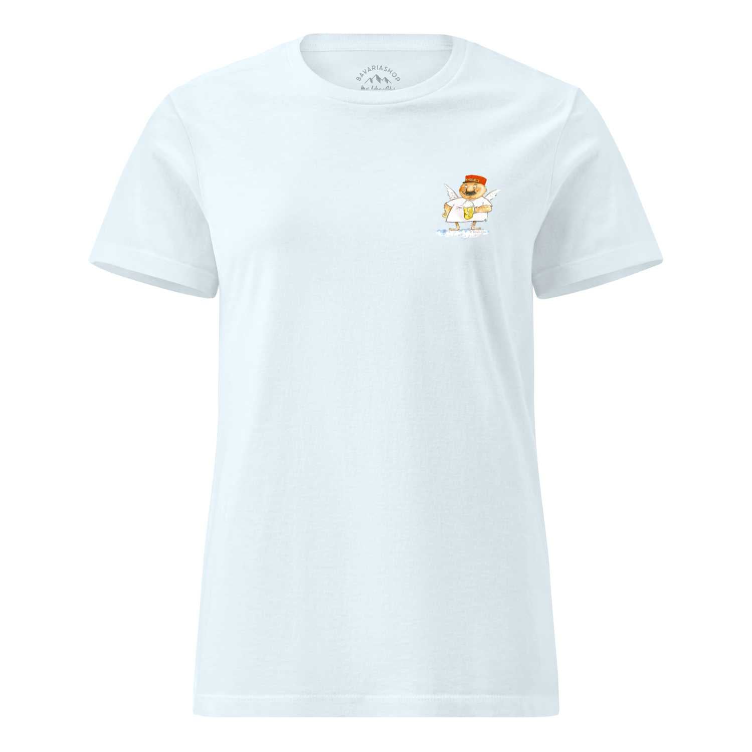 Engel Aloisius Damen T-Shirt "A Bier sag i"