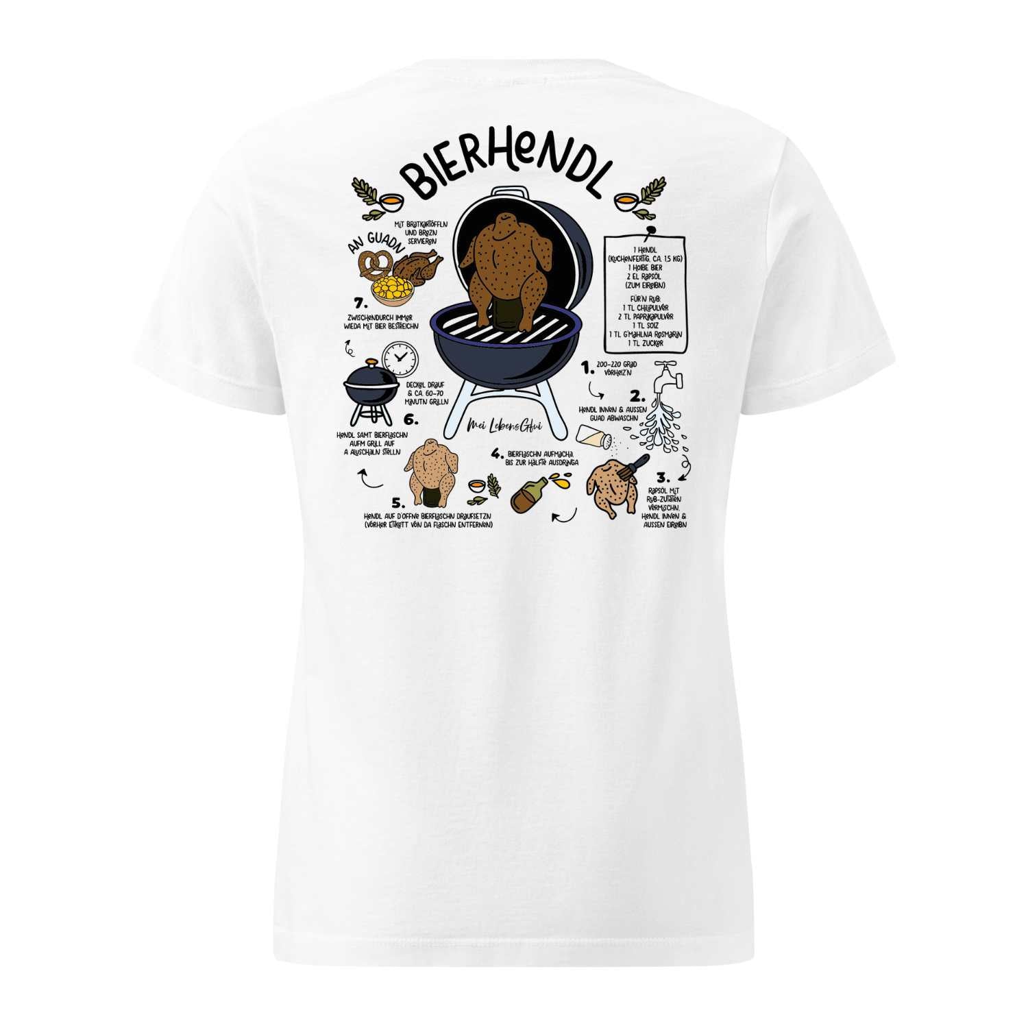 Damen Rezept T-Shirt "Bierhendl"