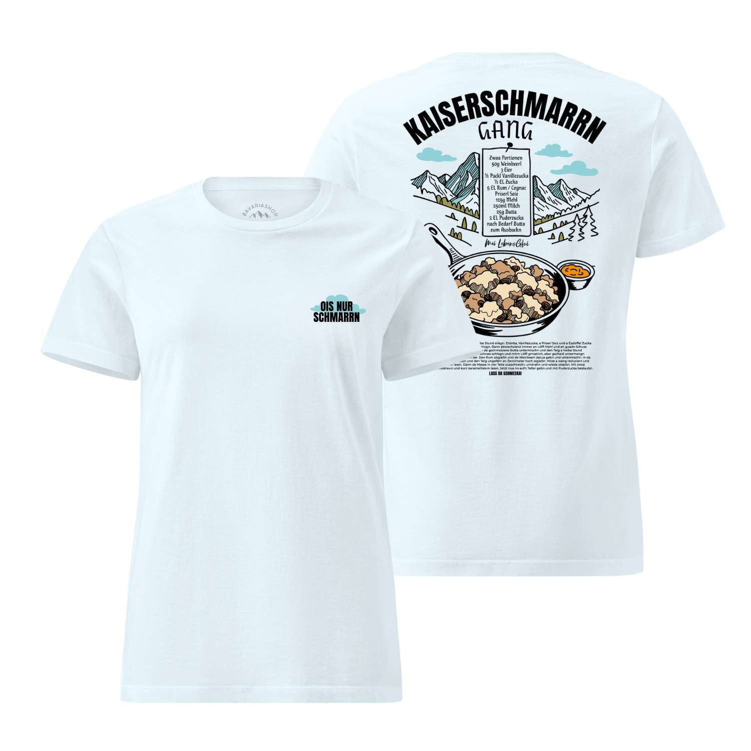 Damen Rezept T-Shirt "Kaiserschmarrn Gang"