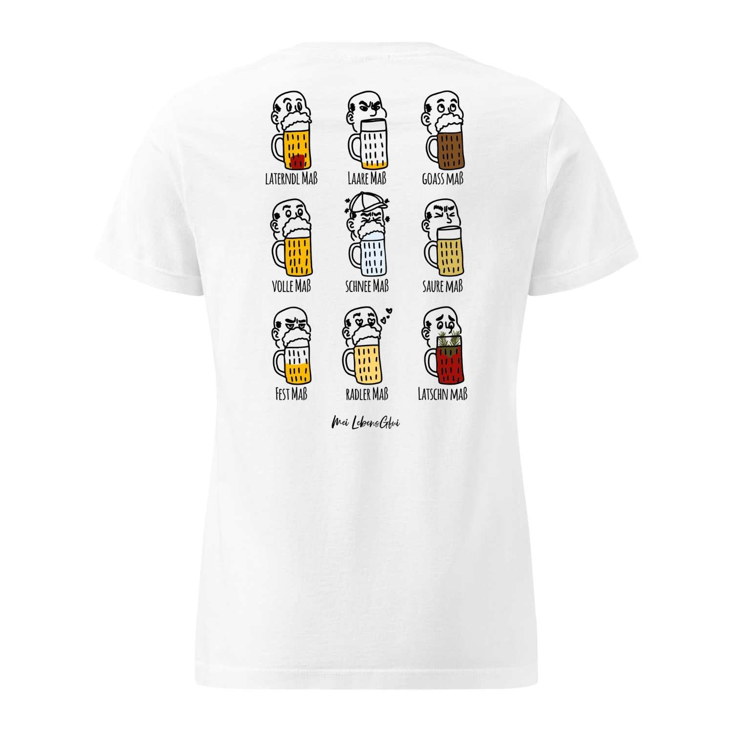 Damen Rezept T-Shirt "Pack Maß"