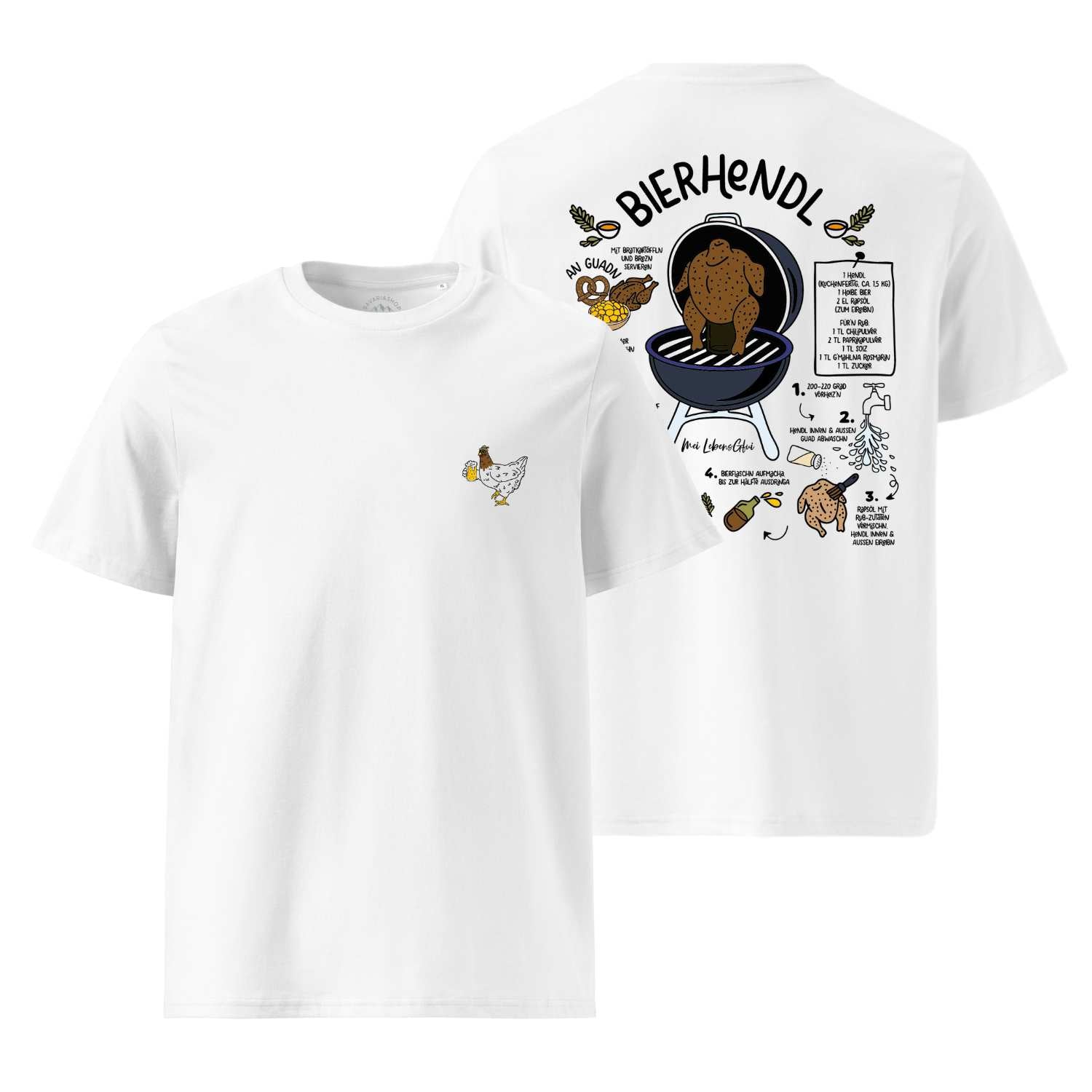 Herren Rezept T-Shirt "Bierhendl"