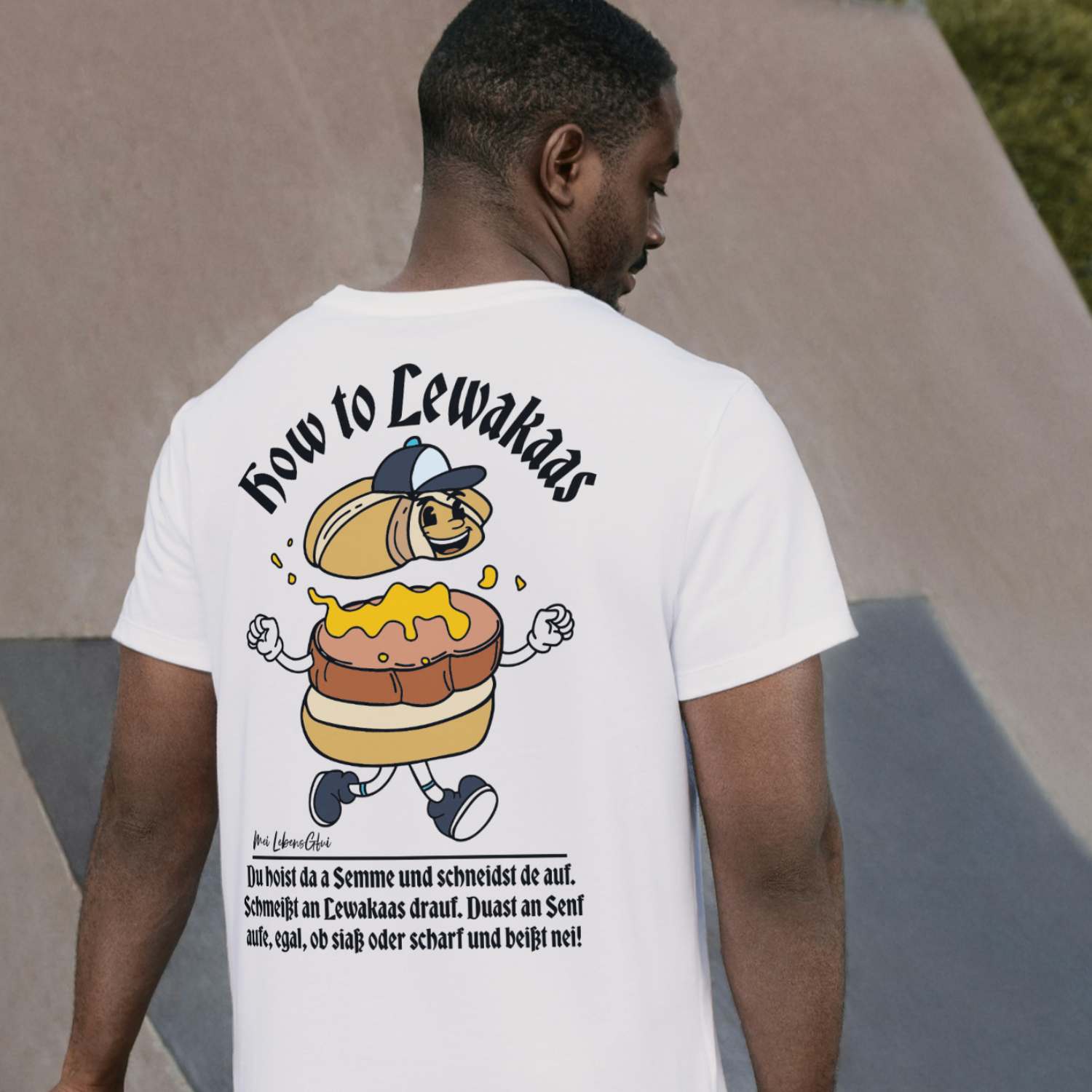 Herren Rezept T-Shirt "Lewakaas"