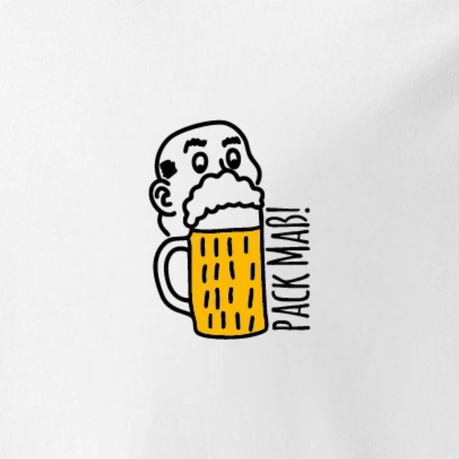 Damen Rezept T-Shirt "Pack Maß"