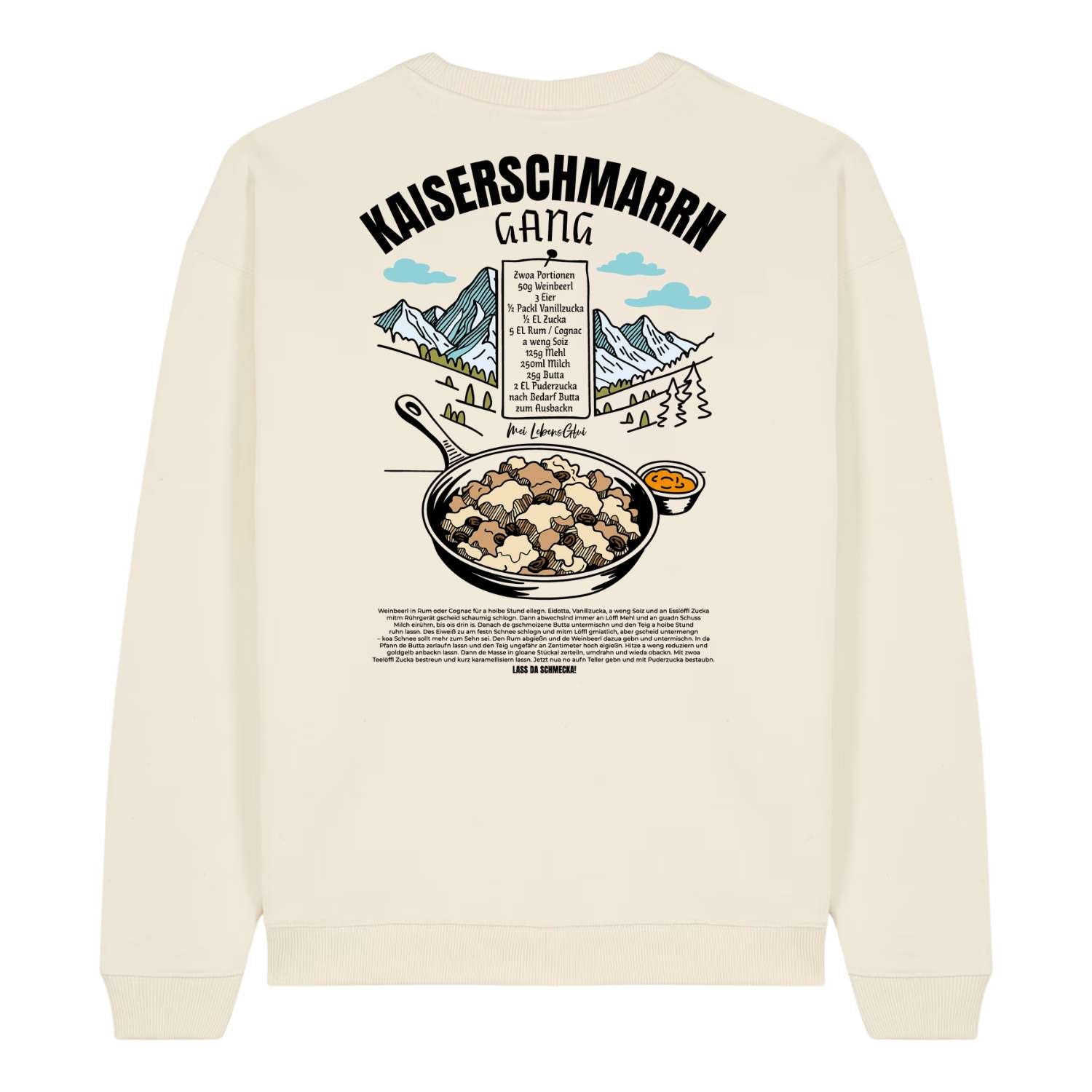 Herren Rezept Pullover "Kaiserschmarrn Gang"