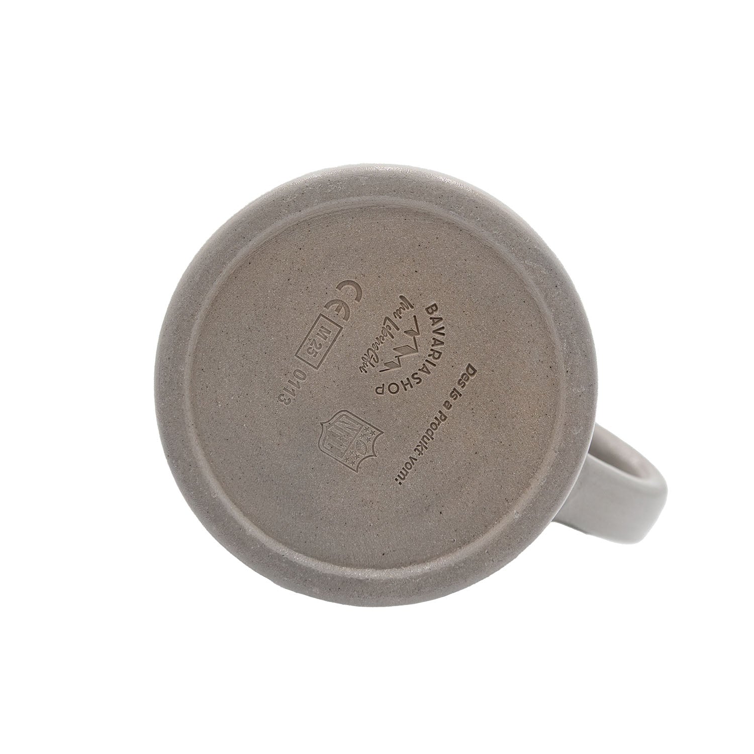 Krug aus Steinzeug mit Buffalo Bills NFL-Logo, optional personalisierbar, gefertigt in Deutschland, 0,5 l.