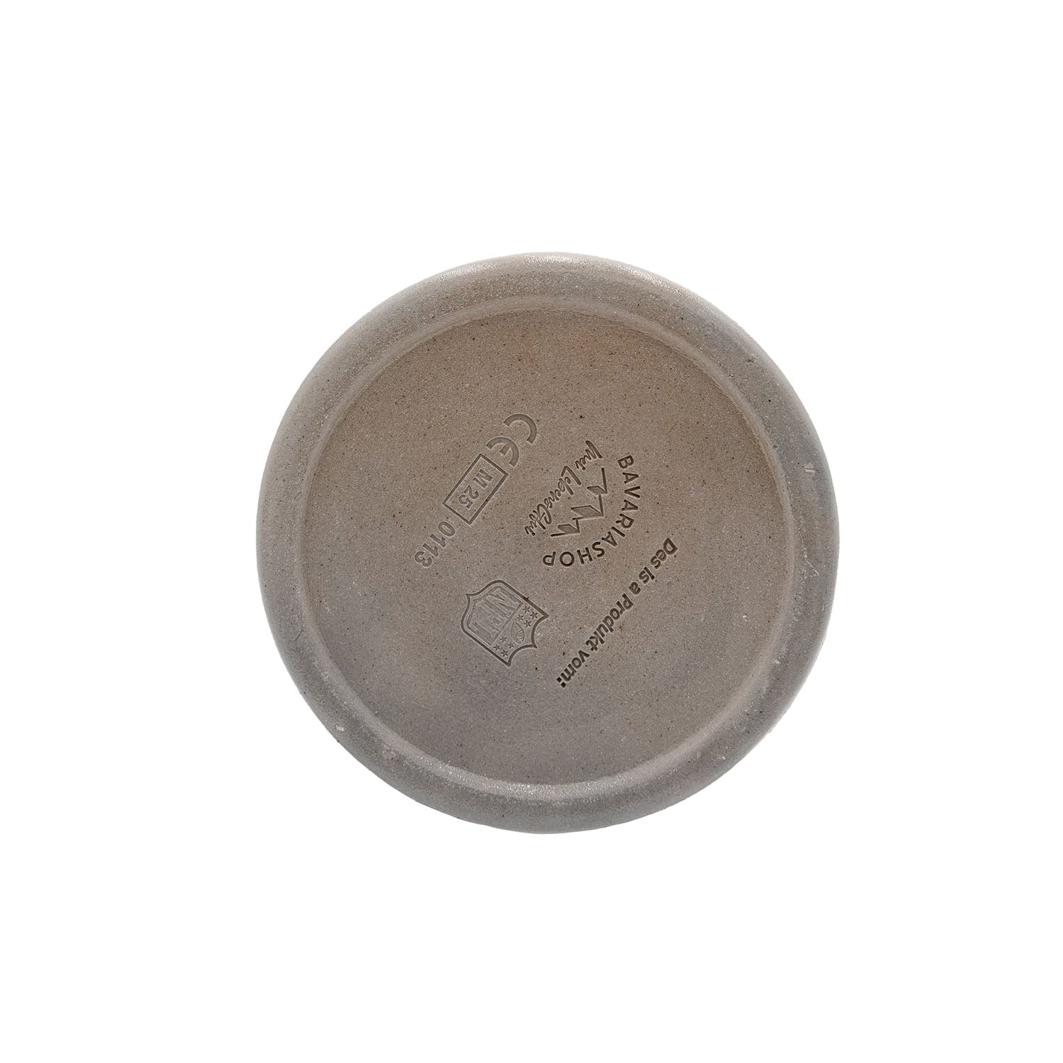 Hochwertiger NFL Steinkrug "Denver Broncos" mit Logo, Zinndeckel und Gravurfläche, Fassungsvermögen 0,5 L.