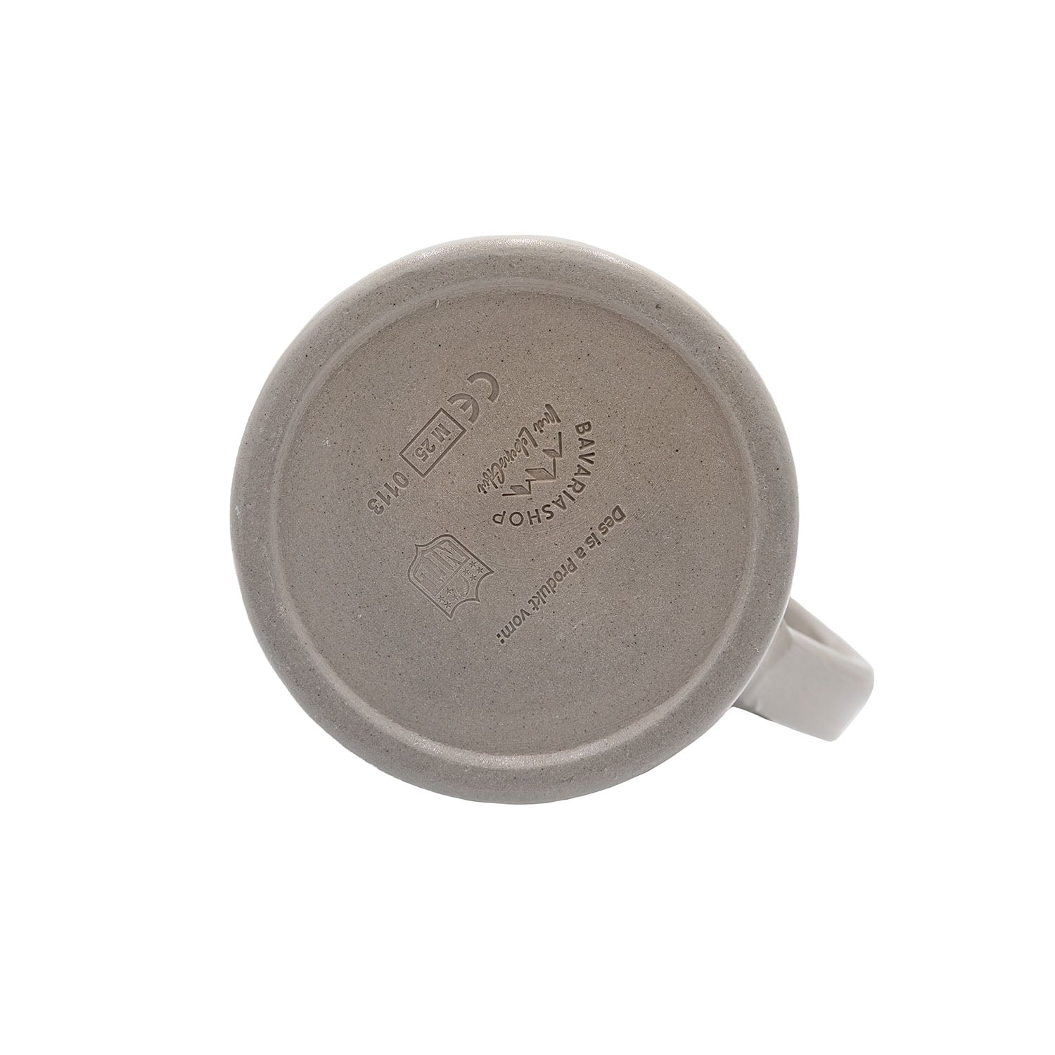 Traditioneller Bierkrug mit Las Vegas Raiders Logo und optionalem Zinndeckel aus Stein, 0,5 Liter, personalisierbar.