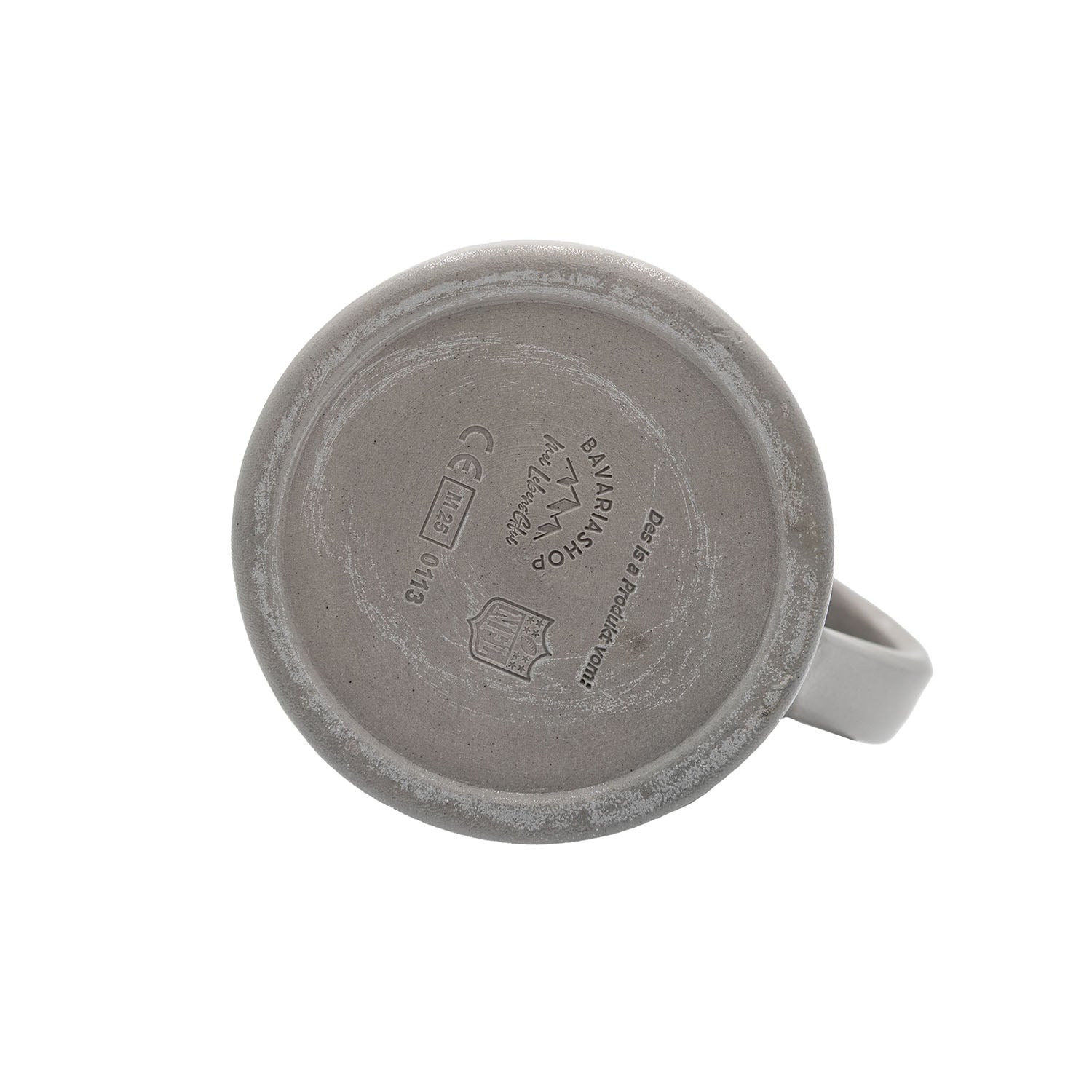 Hochwertiger Steinkrug mit Arizona Cardinals Logo, strukturierter Oberfläche und optionalem Zinndeckel, 0,5 l.