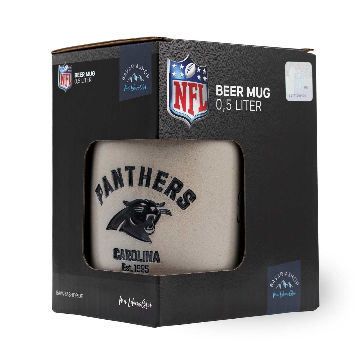 ®NFL PREMIUM Teamkrug "Carolina Panthers"