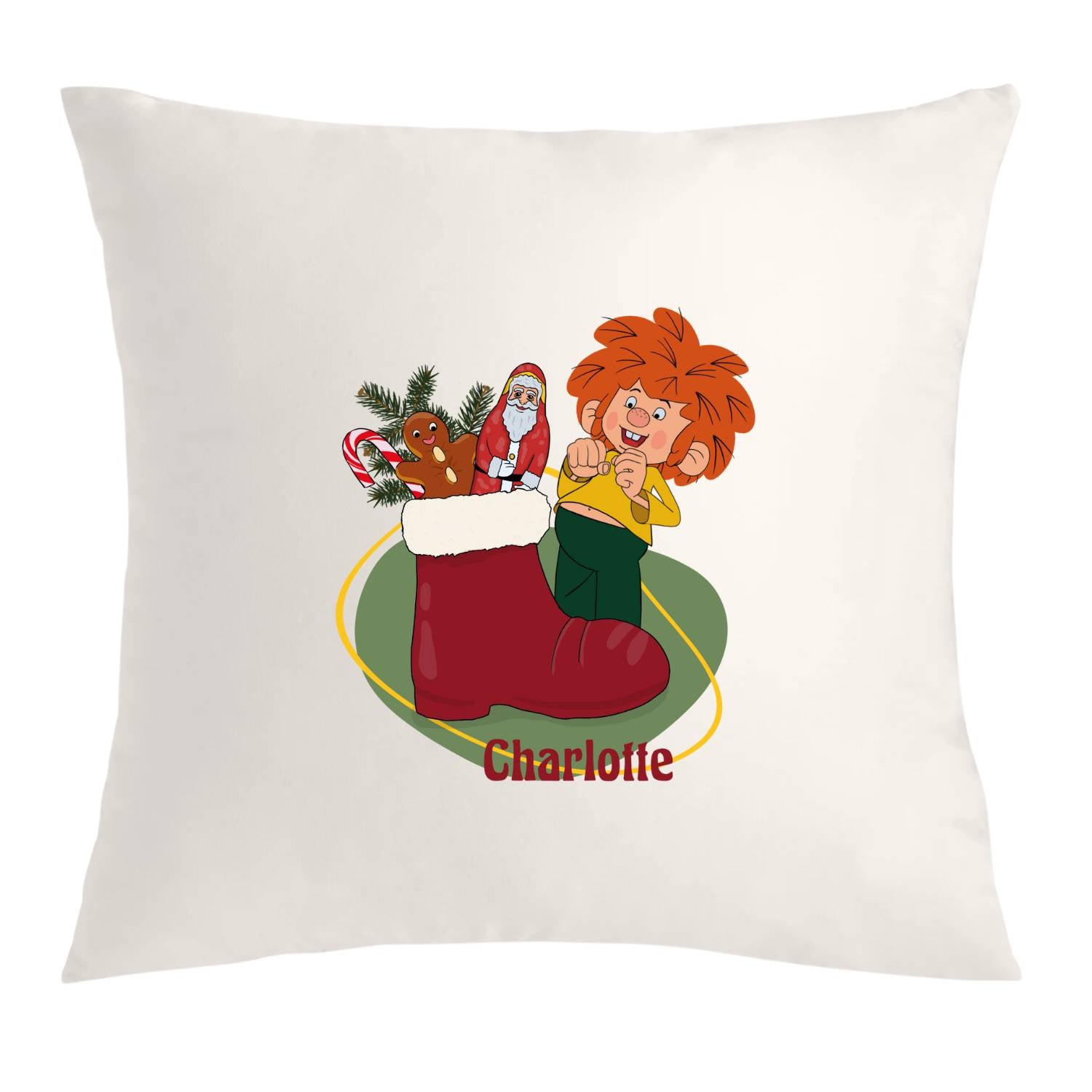 ®Pumuckl Kuschelkissen "Nikolaus" personalisiert