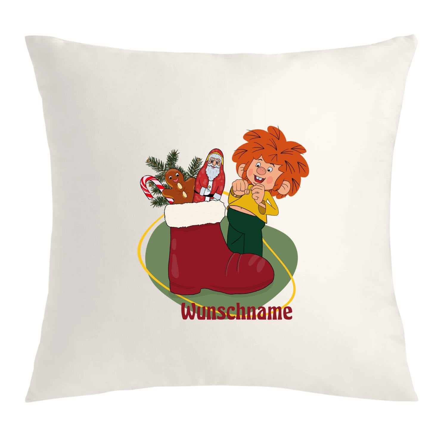 ®Pumuckl Kuschelkissen "Nikolaus" personalisiert