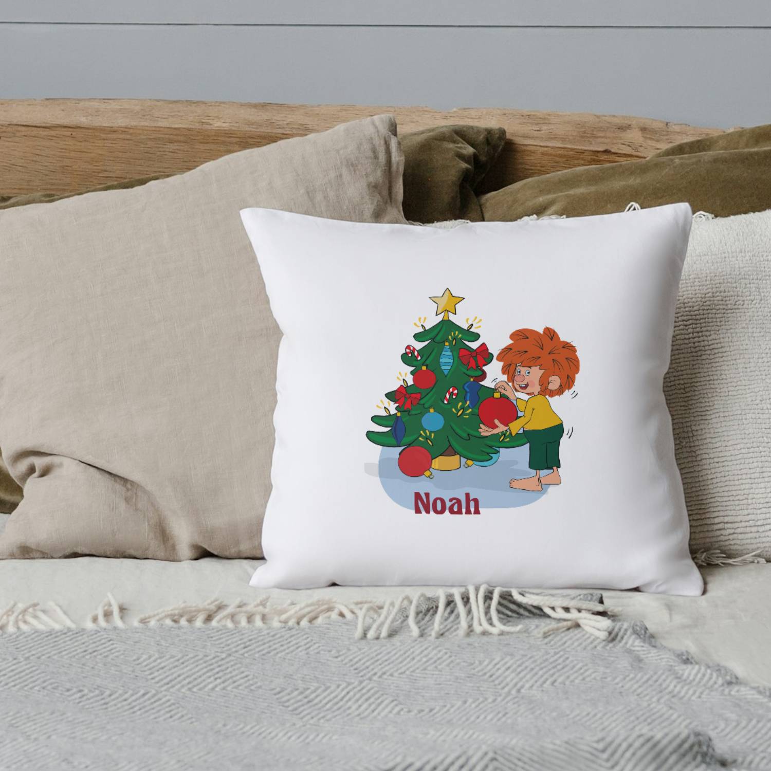 ®Pumuckl Kuschelkissen "Weihnachten" personalisiert