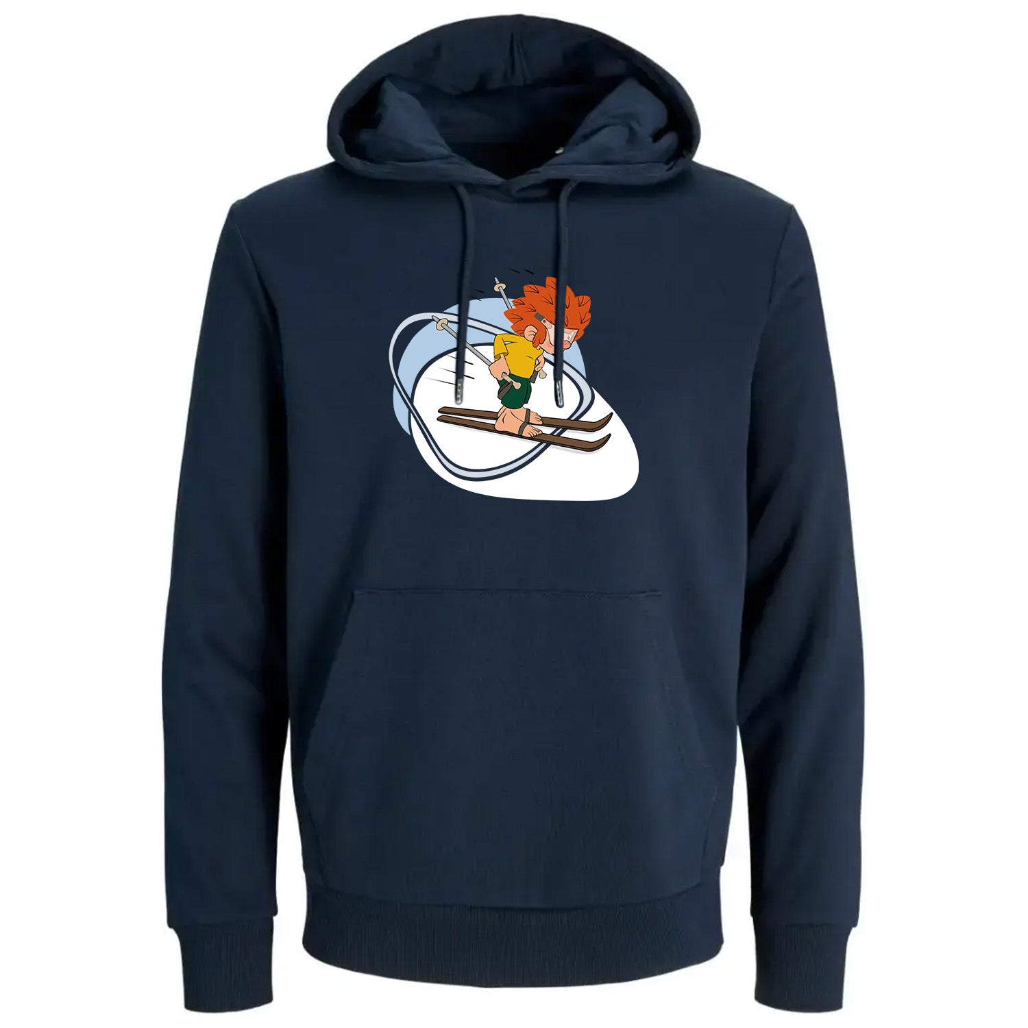 ®Pumuckl Unisex Hoodie "Skifahren"