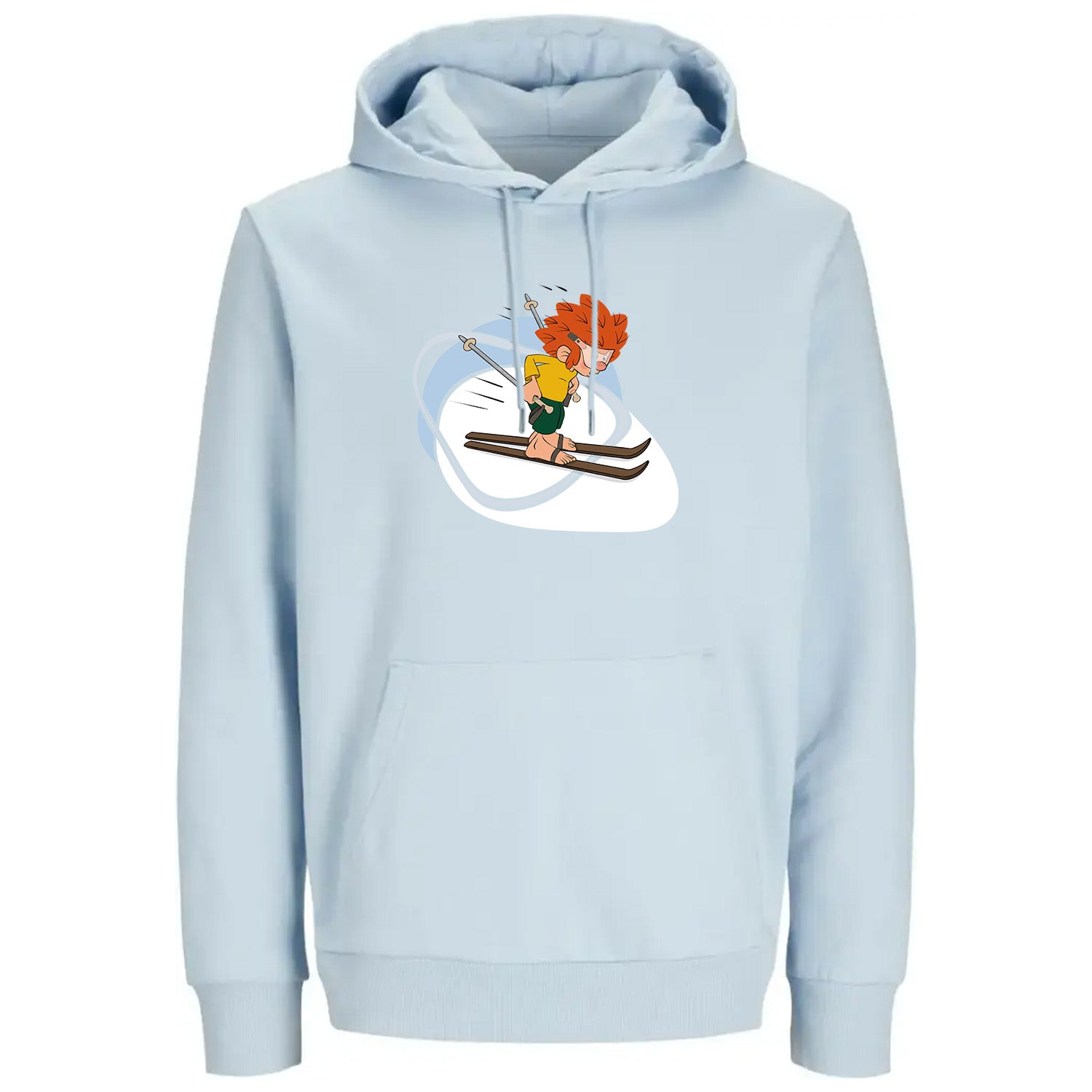 ®Pumuckl Unisex Hoodie "Skifahren"