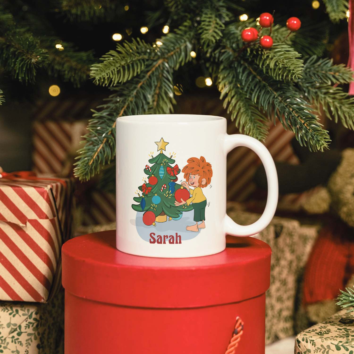®Pumuckl Tasse "Weihnachten" personalisierbar