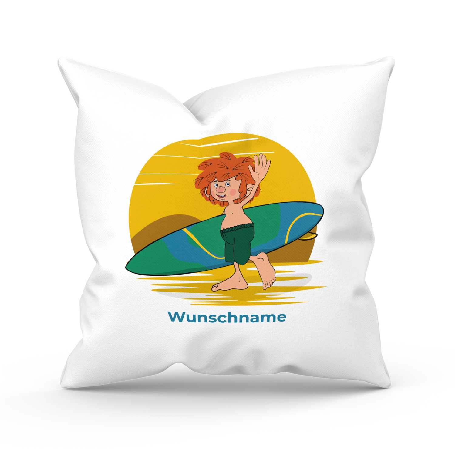 ®Pumuckl Kuschelkissen "Surfer"