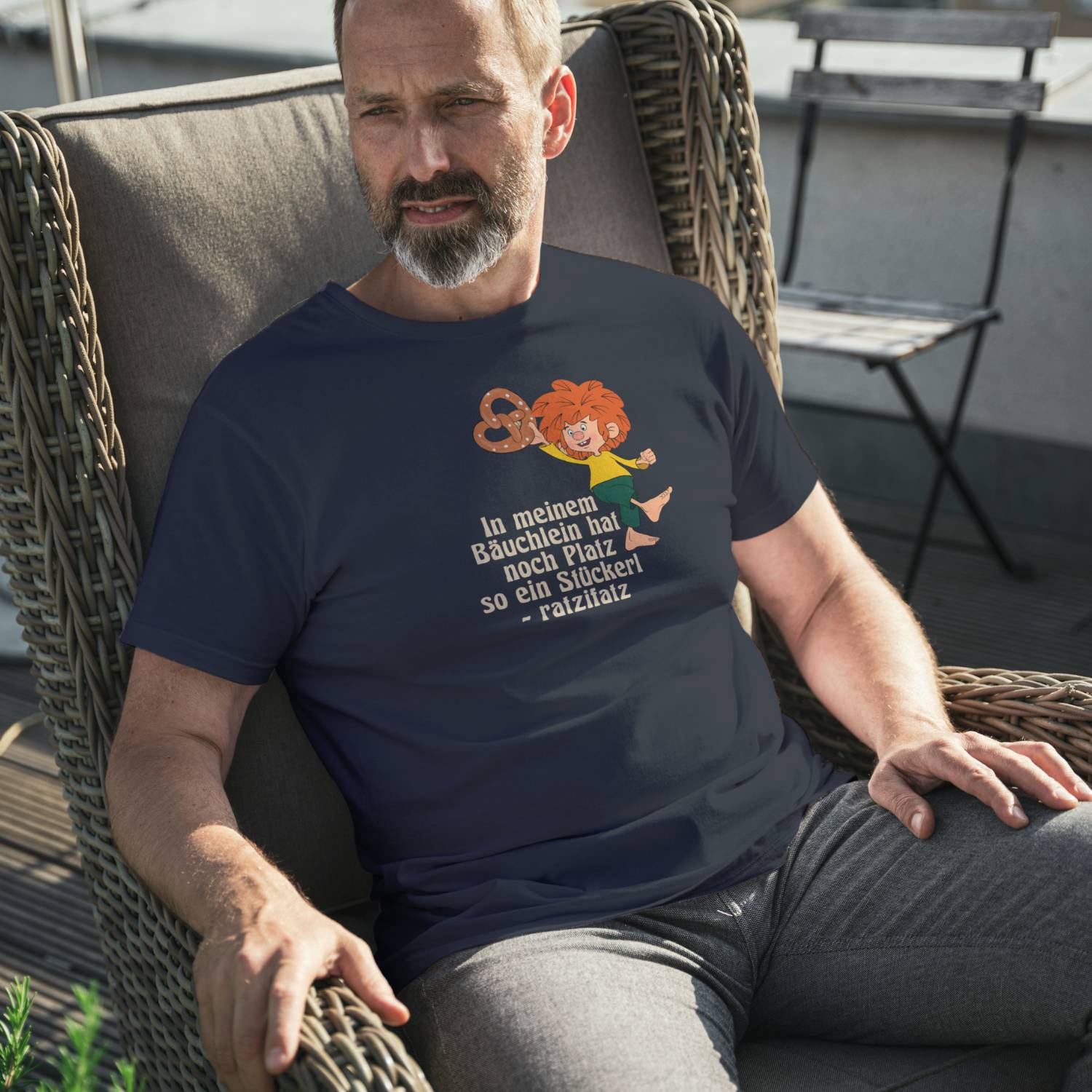 ®Pumuckl Herren T-Shirt "Brezn Stückerl"