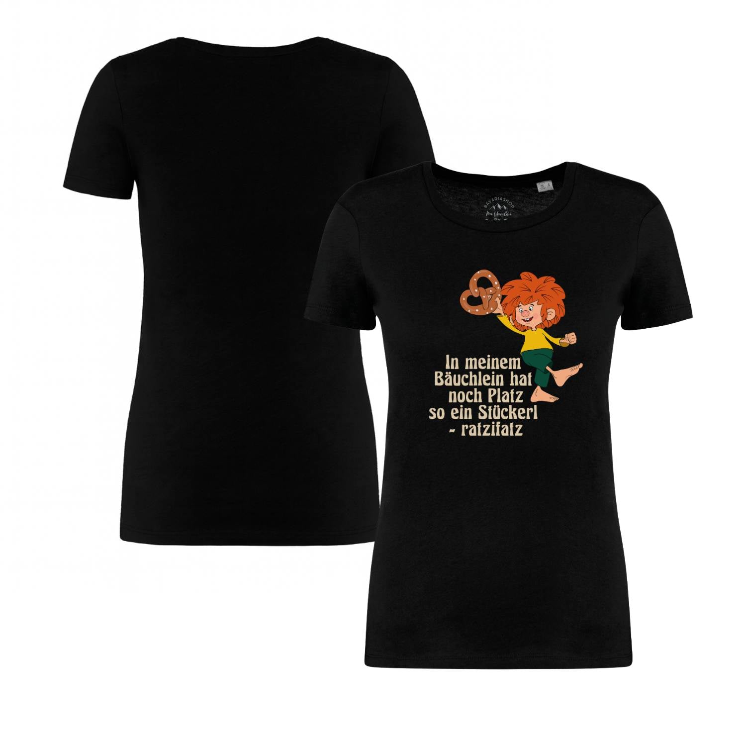 ®Pumuckl Damen T-Shirt "Brezn Stückerl"