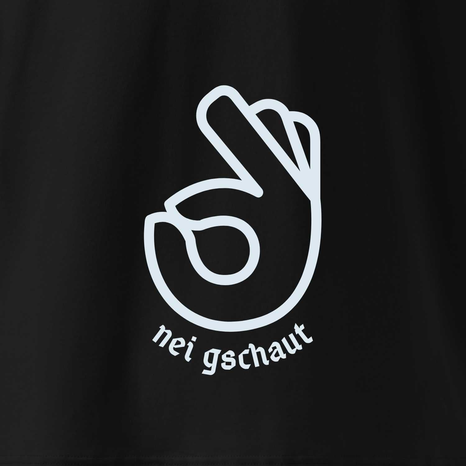 Herren T-Shirt "Nei gschaut"