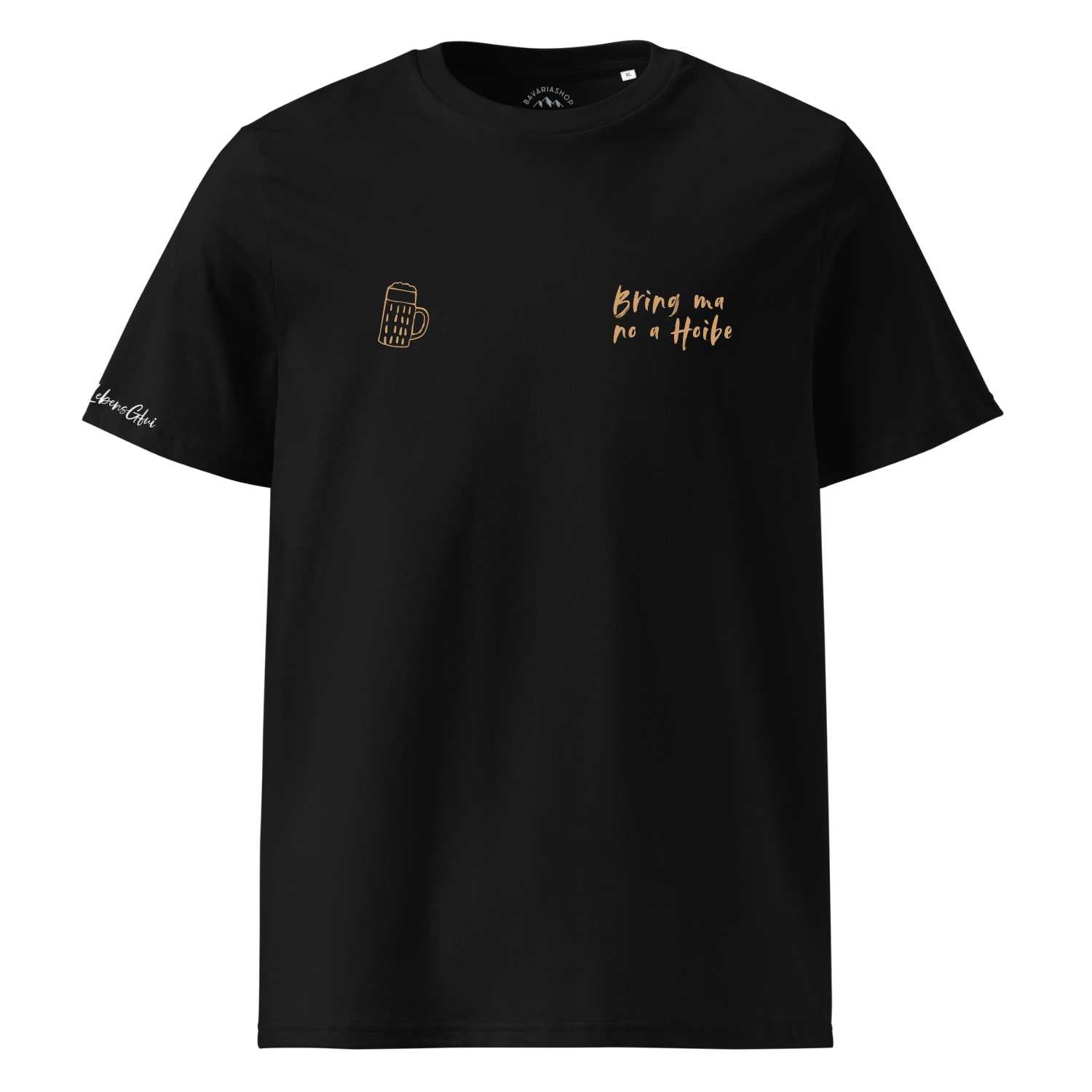 Herren T-Shirt "Bring ma no a Hoibe"