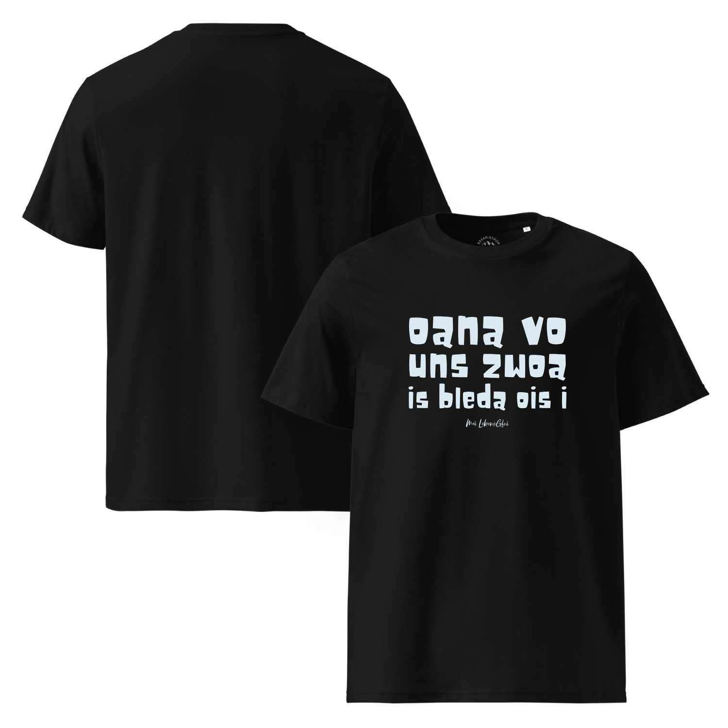 Herren T-Shirt "Oana vo uns zwoa"