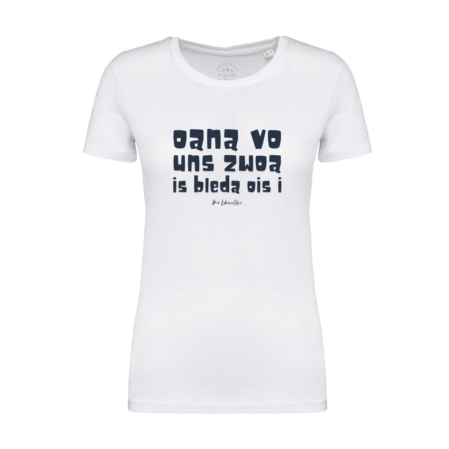 Damen T-Shirt "Oana vo uns zwoa"
