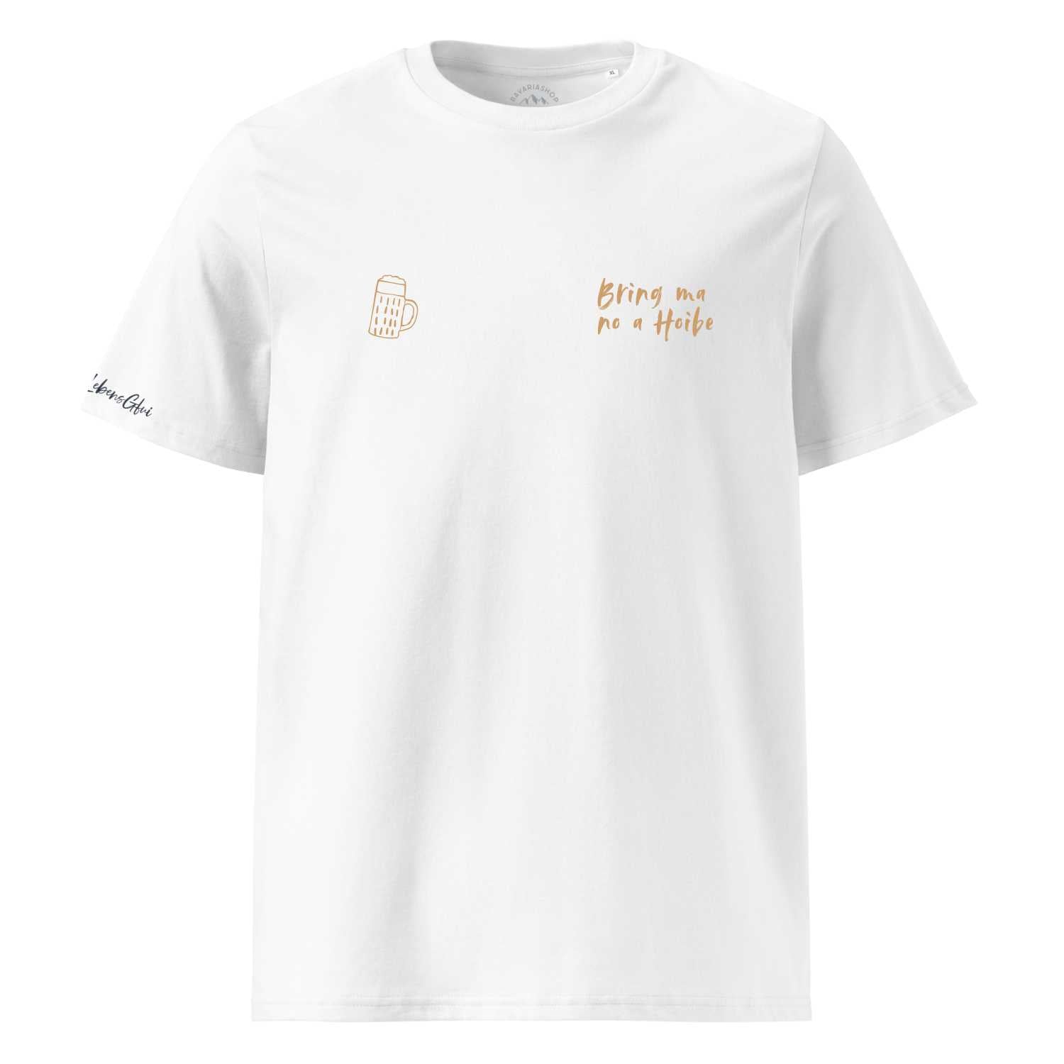 Herren T-Shirt "Bring ma no a Hoibe"