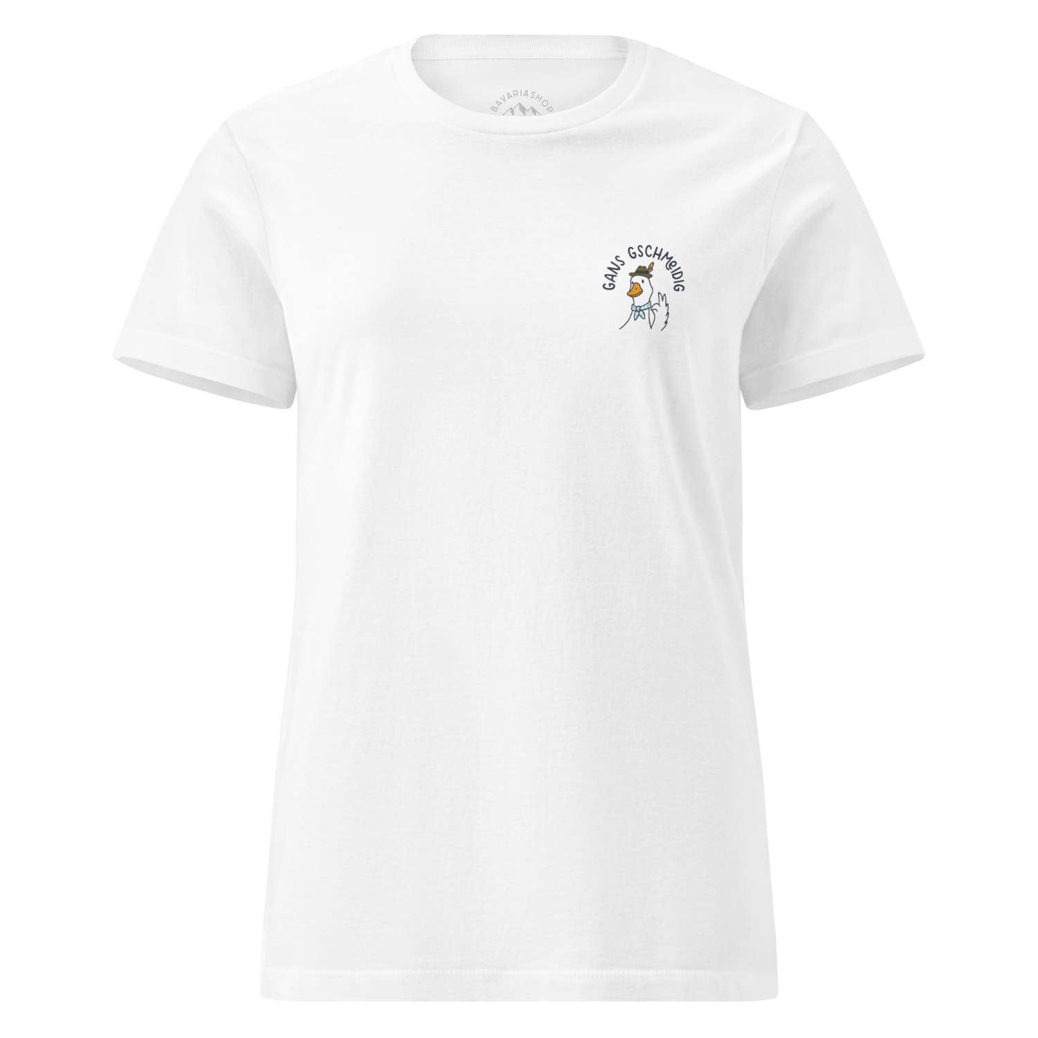 Damen T-Shirt "Gans gschmeidig"