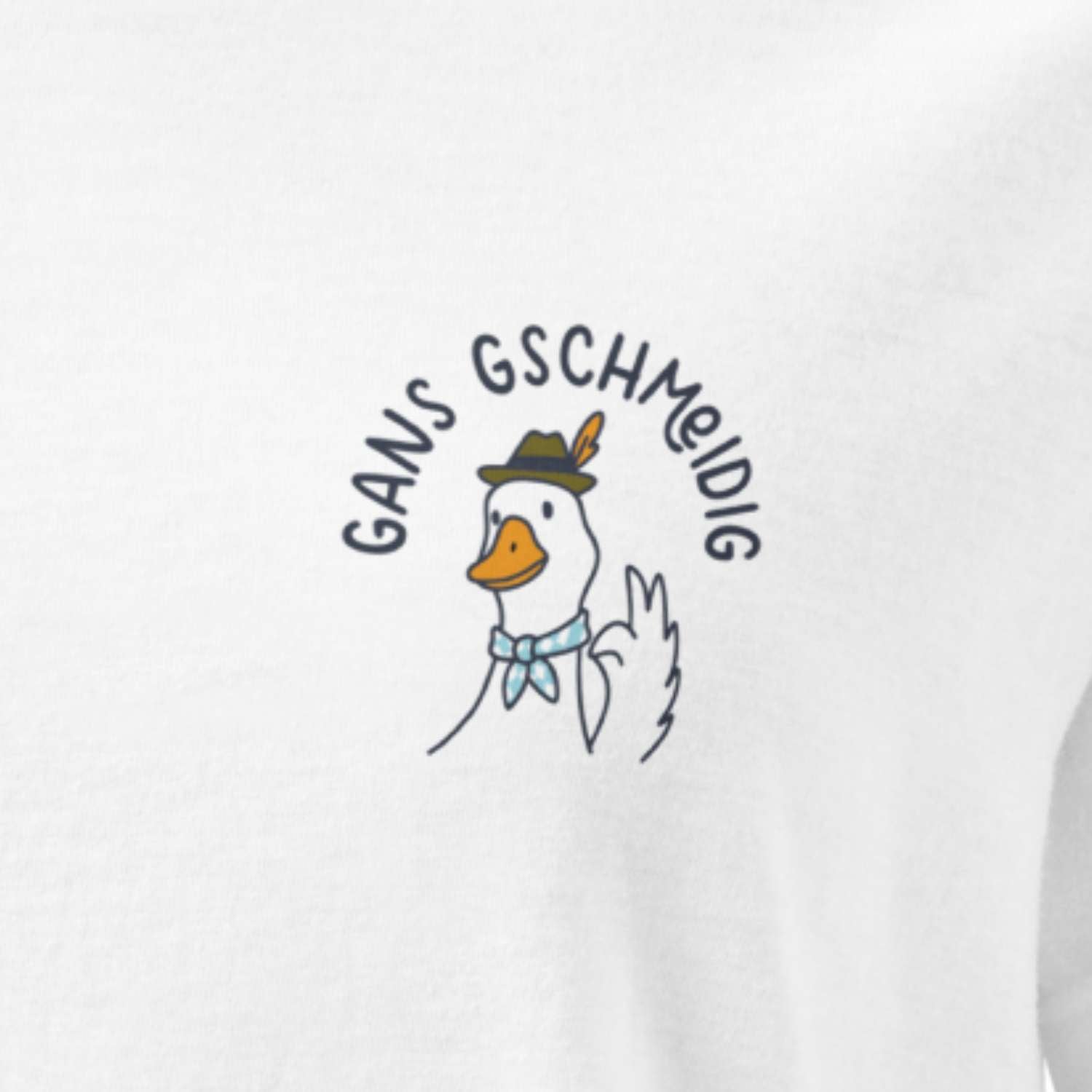 Damen T-Shirt "Gans gschmeidig"