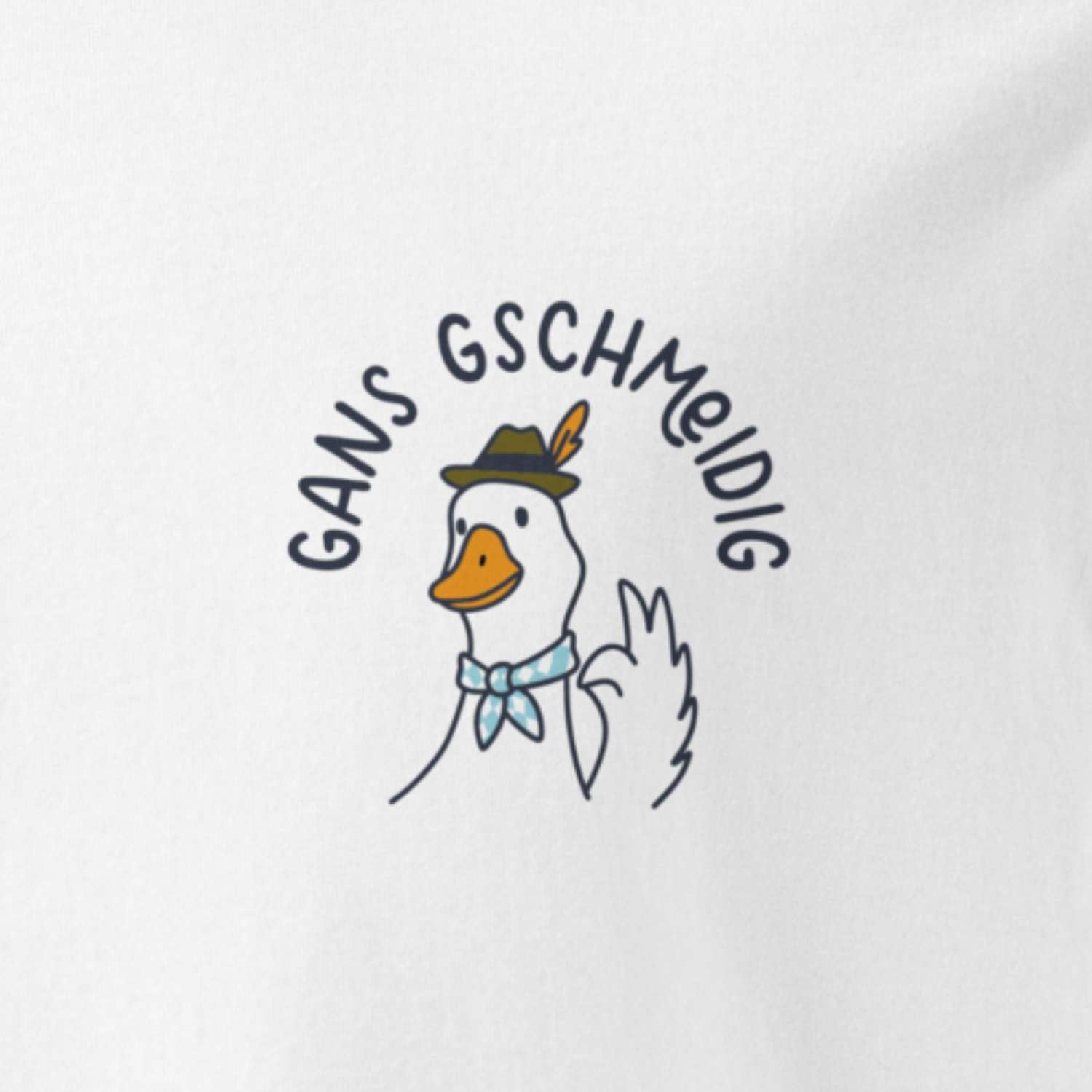 Herren T-Shirt "Gans gschmeidig"
