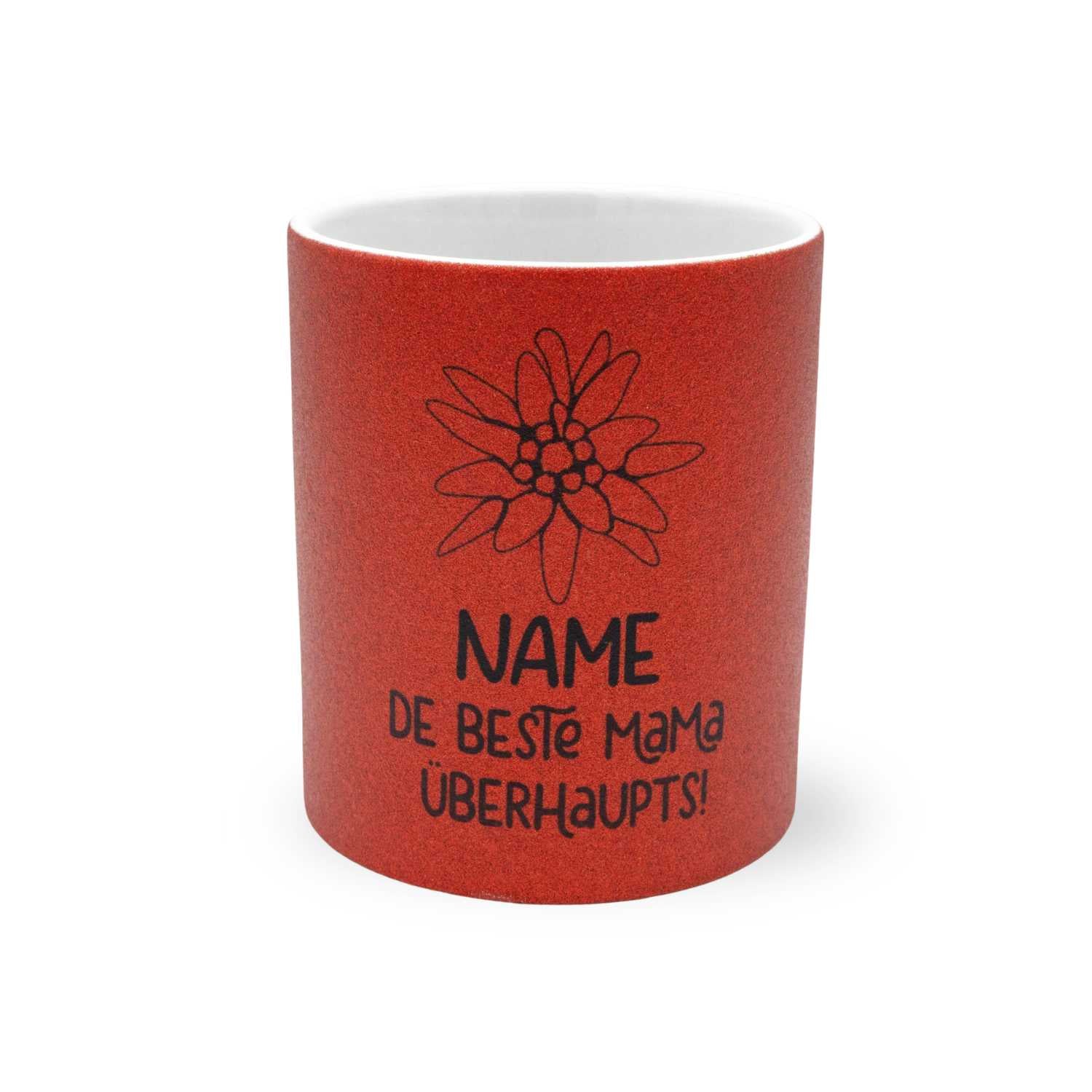 Kaffee Haferl "De beste Mama überhaupts" personalisiert
