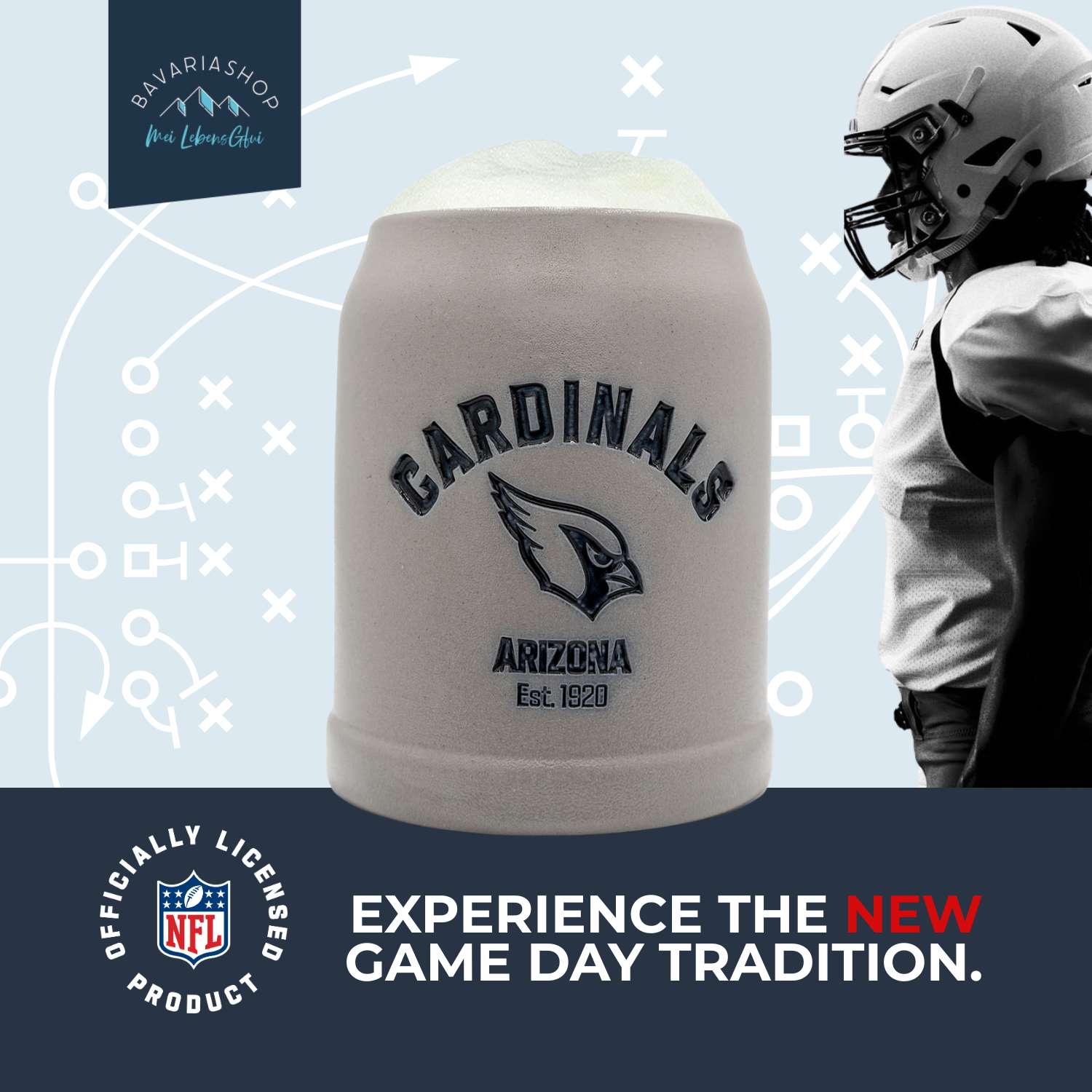 ®NFL PREMIUM Teamkrug "Arizona Cardinals"