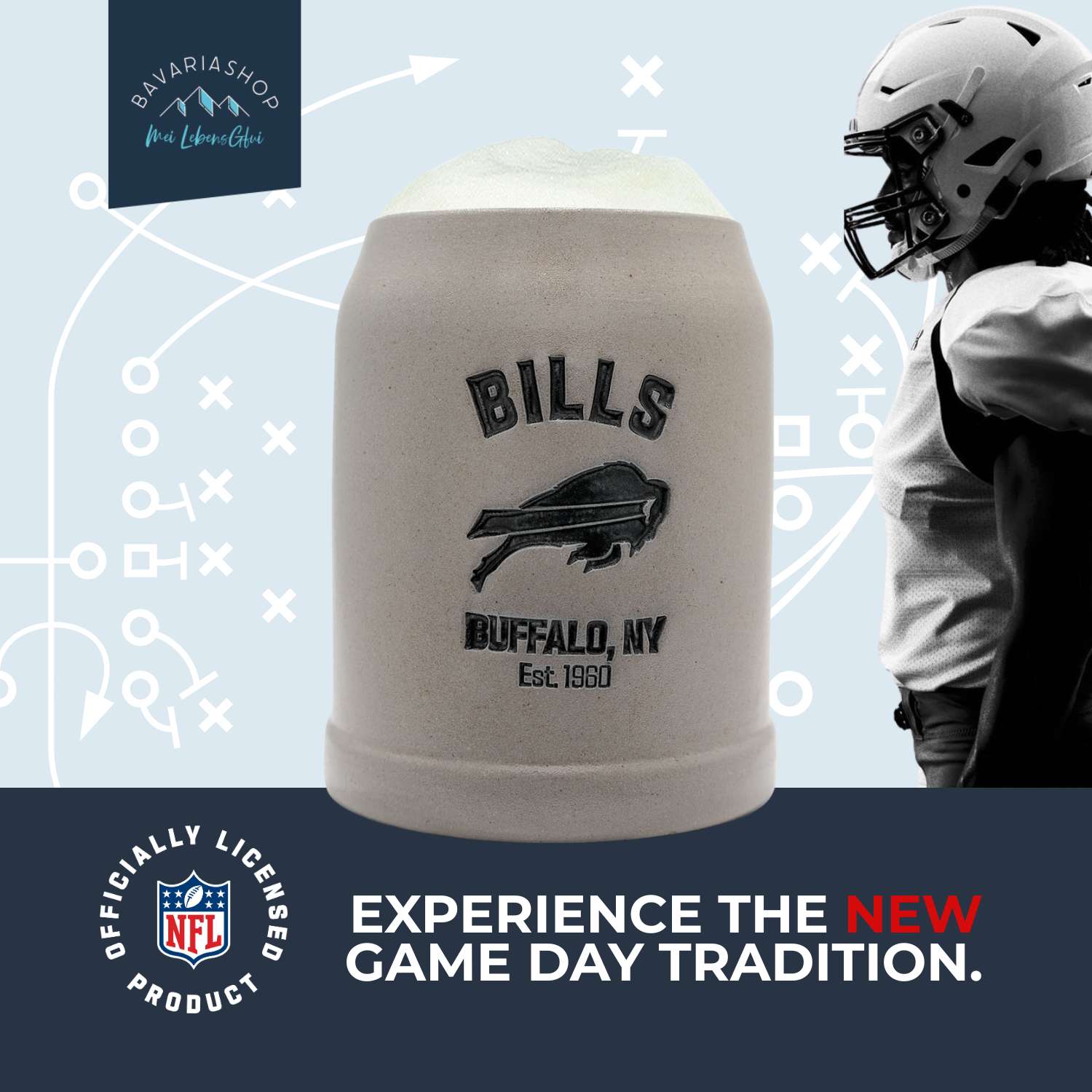 ®NFL PREMIUM Teamkrug "Buffalo Bills"