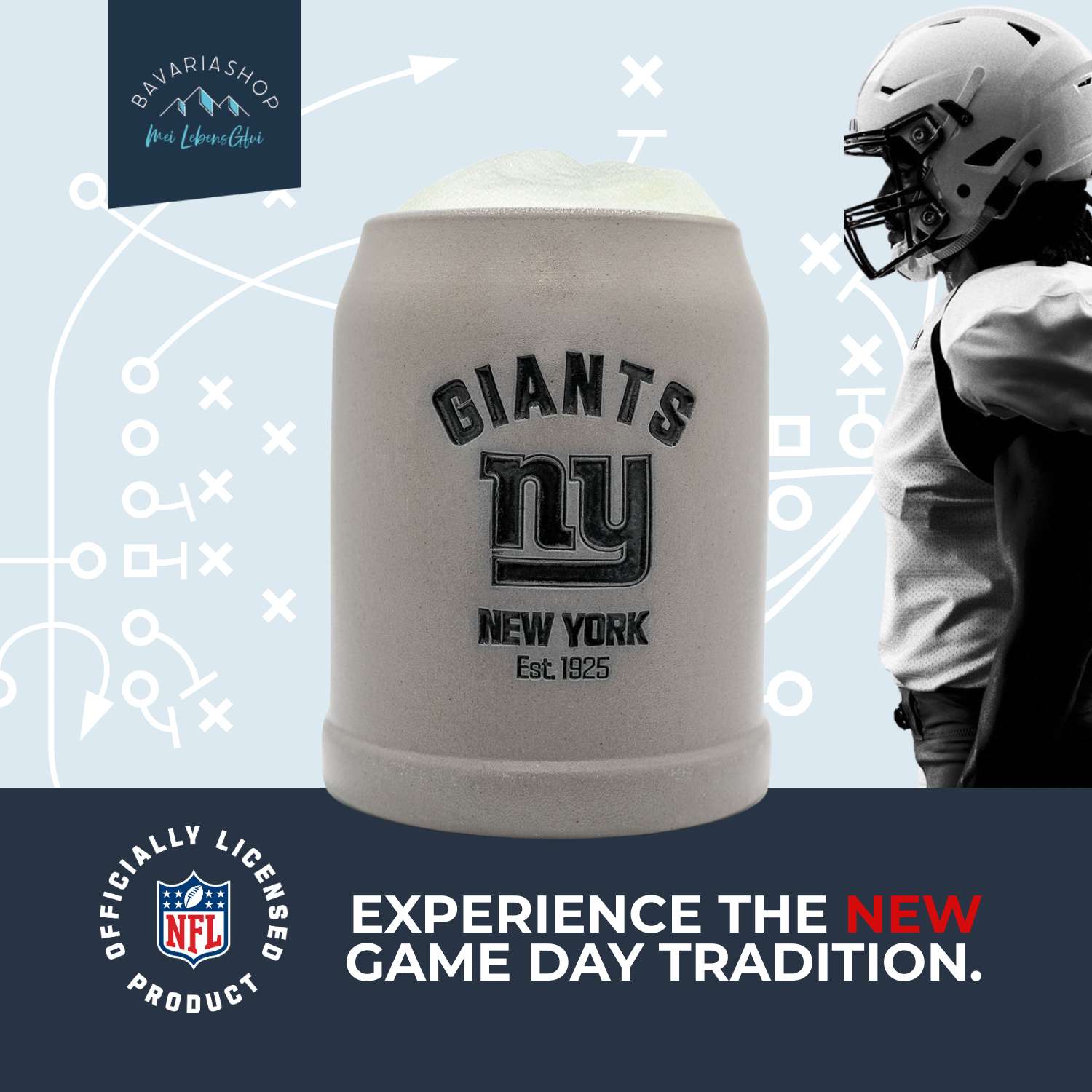 ®NFL PREMIUM Teamkrug "New York Giants"