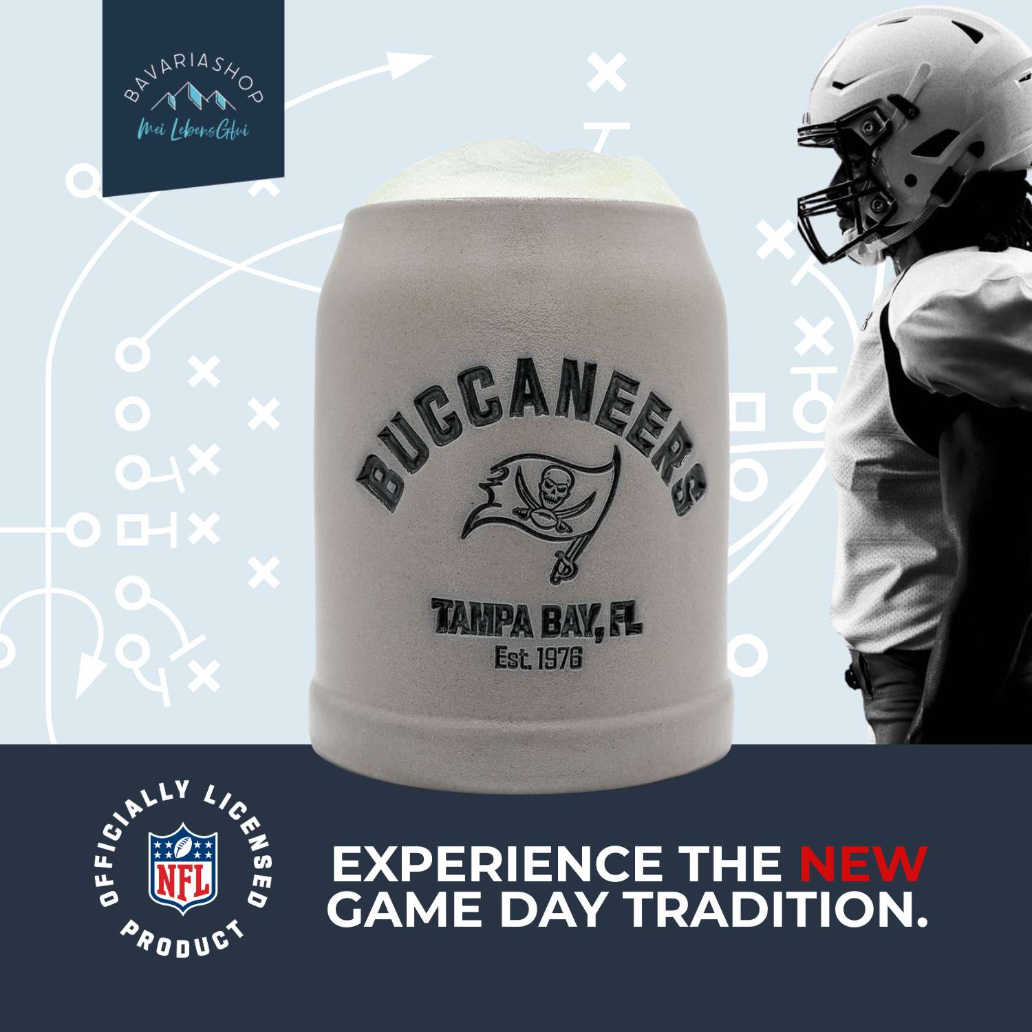 ®NFL PREMIUM Teamkrug "Tampa Bay Buccaneers"