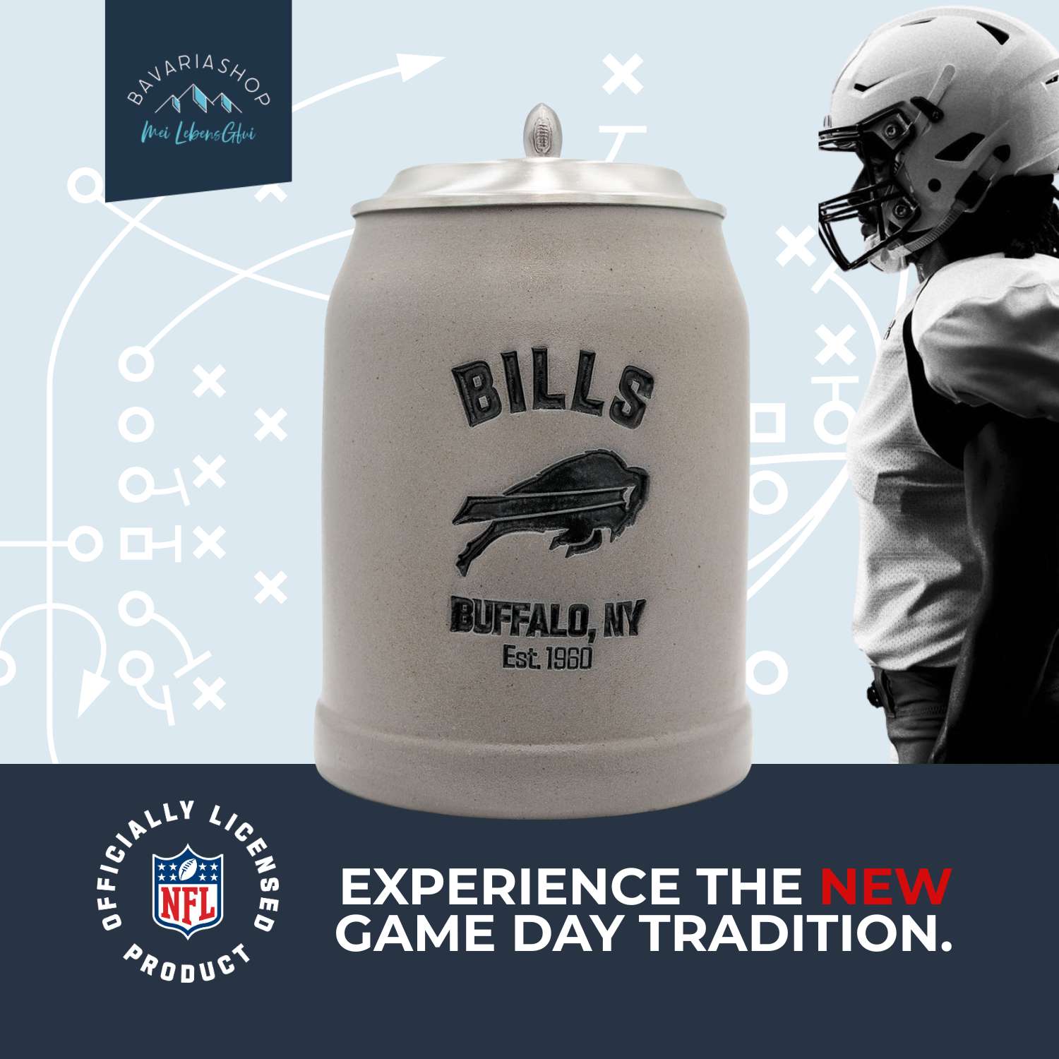 ®NFL PREMIUM Teamkrug "Buffalo Bills"