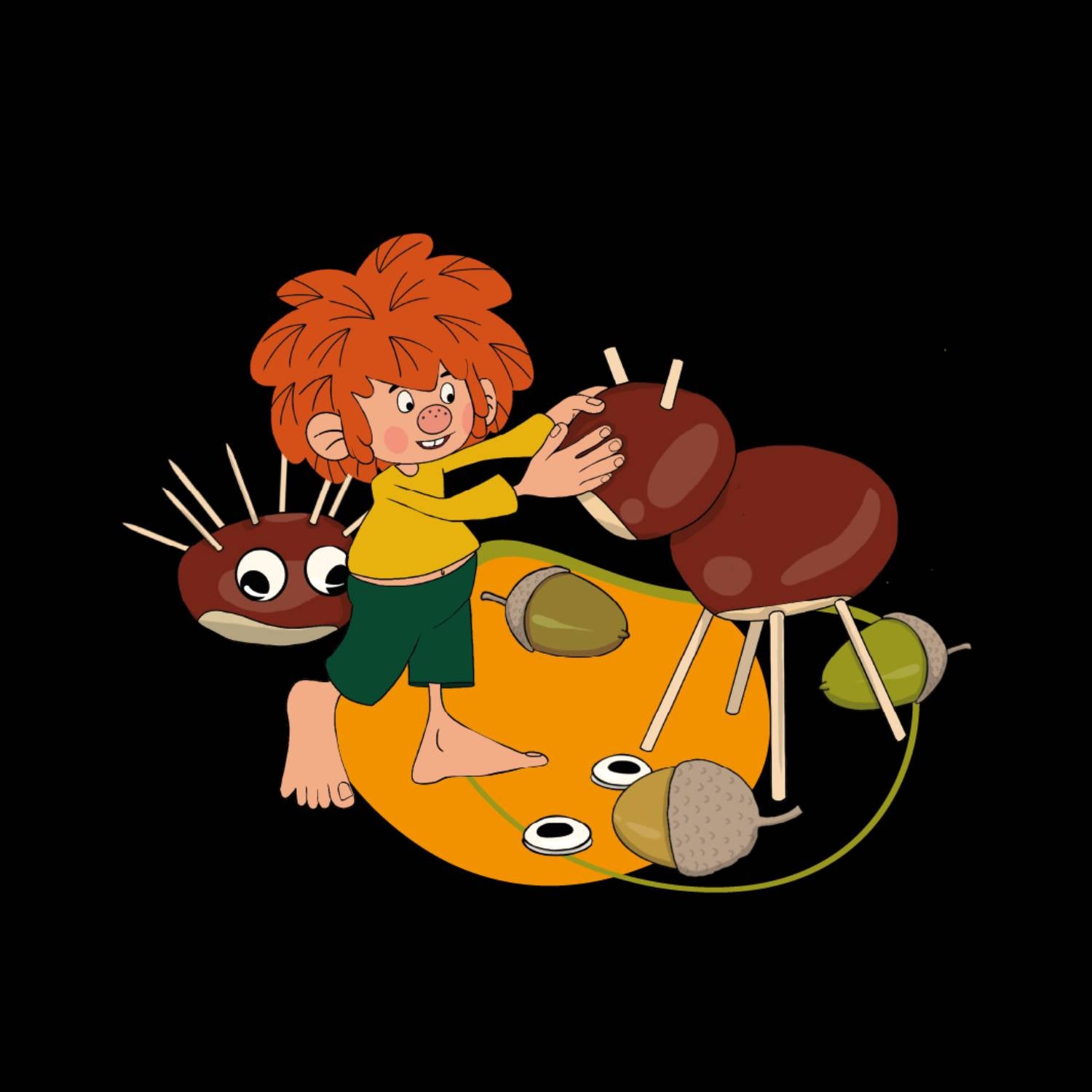 ®Pumuckl Kinder T-Shirt "Natur narrisch"