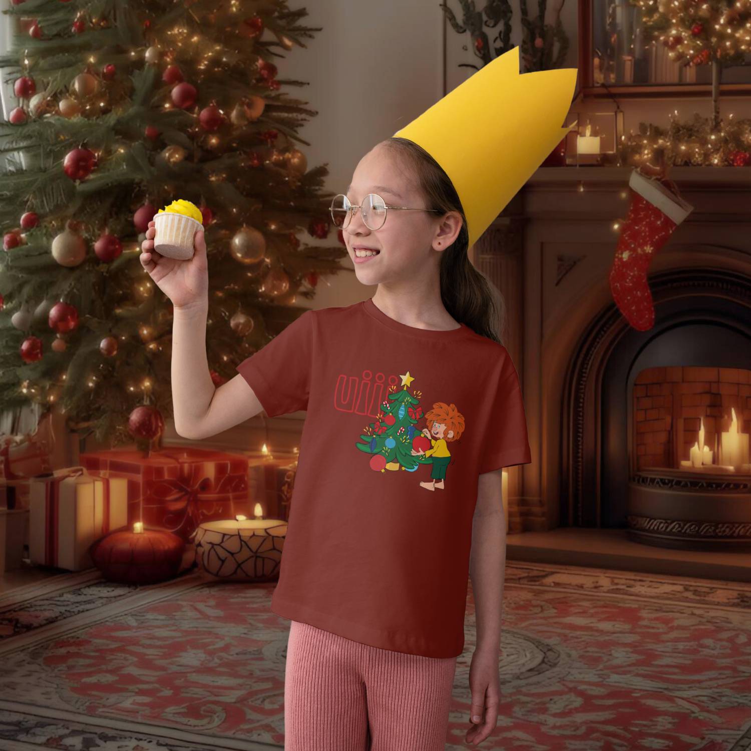 ®Pumuckl Kinder T-Shirt "uiii Weihnachten"