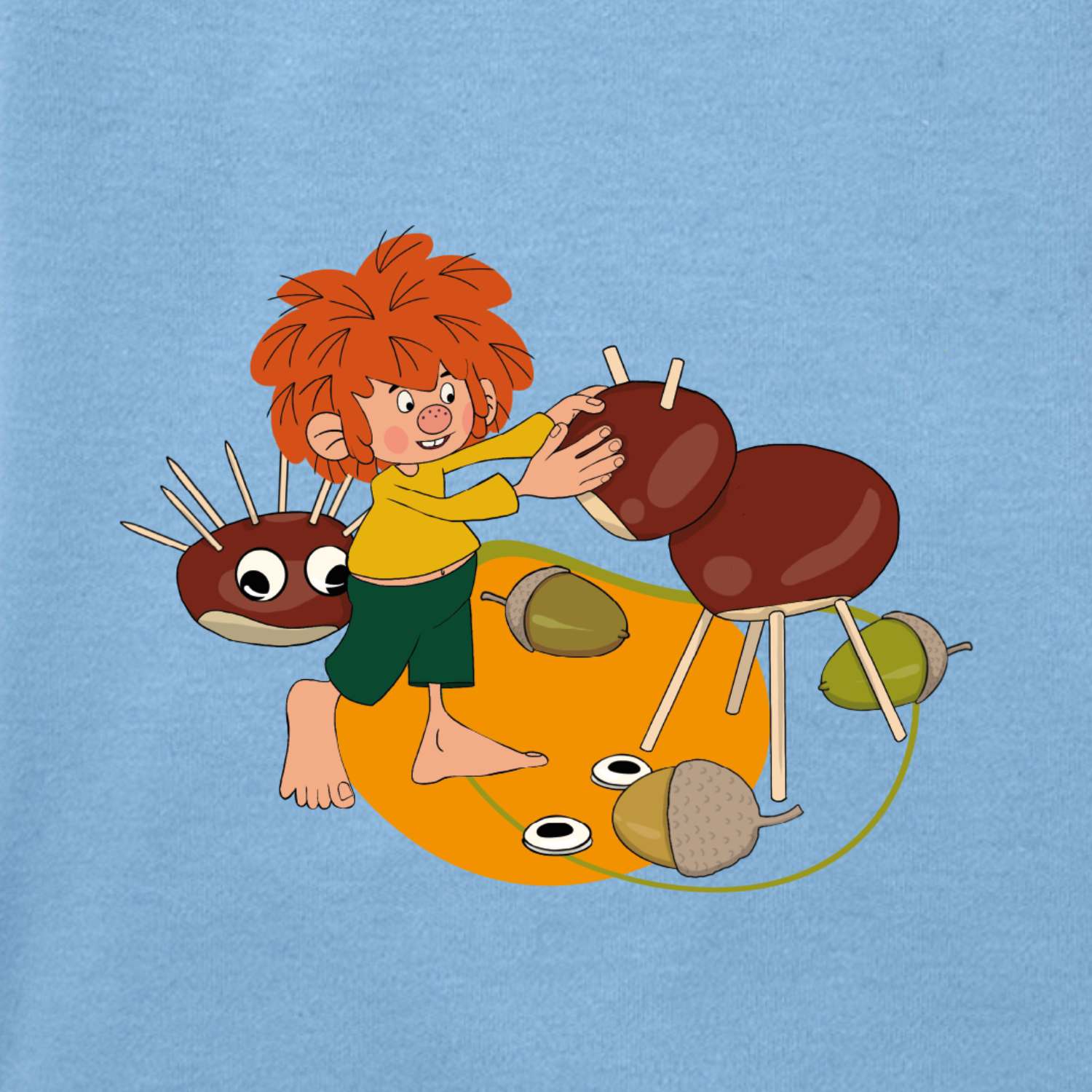 ®Pumuckl Baby-Body "Natur narrisch"