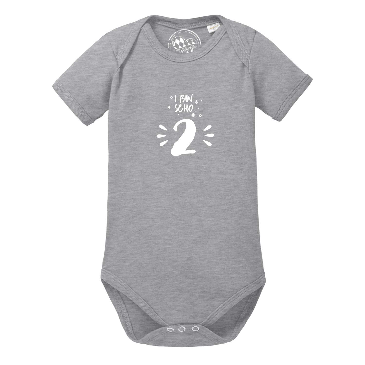 Baby Body "I bin scho 2!" - bavariashop - mei LebensGfui