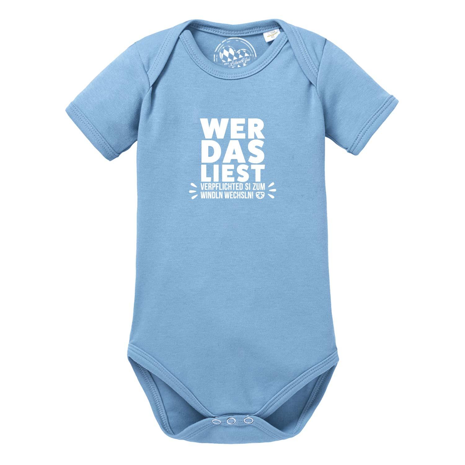 Baby Body "Windln wechsln!" - bavariashop - mei LebensGfui