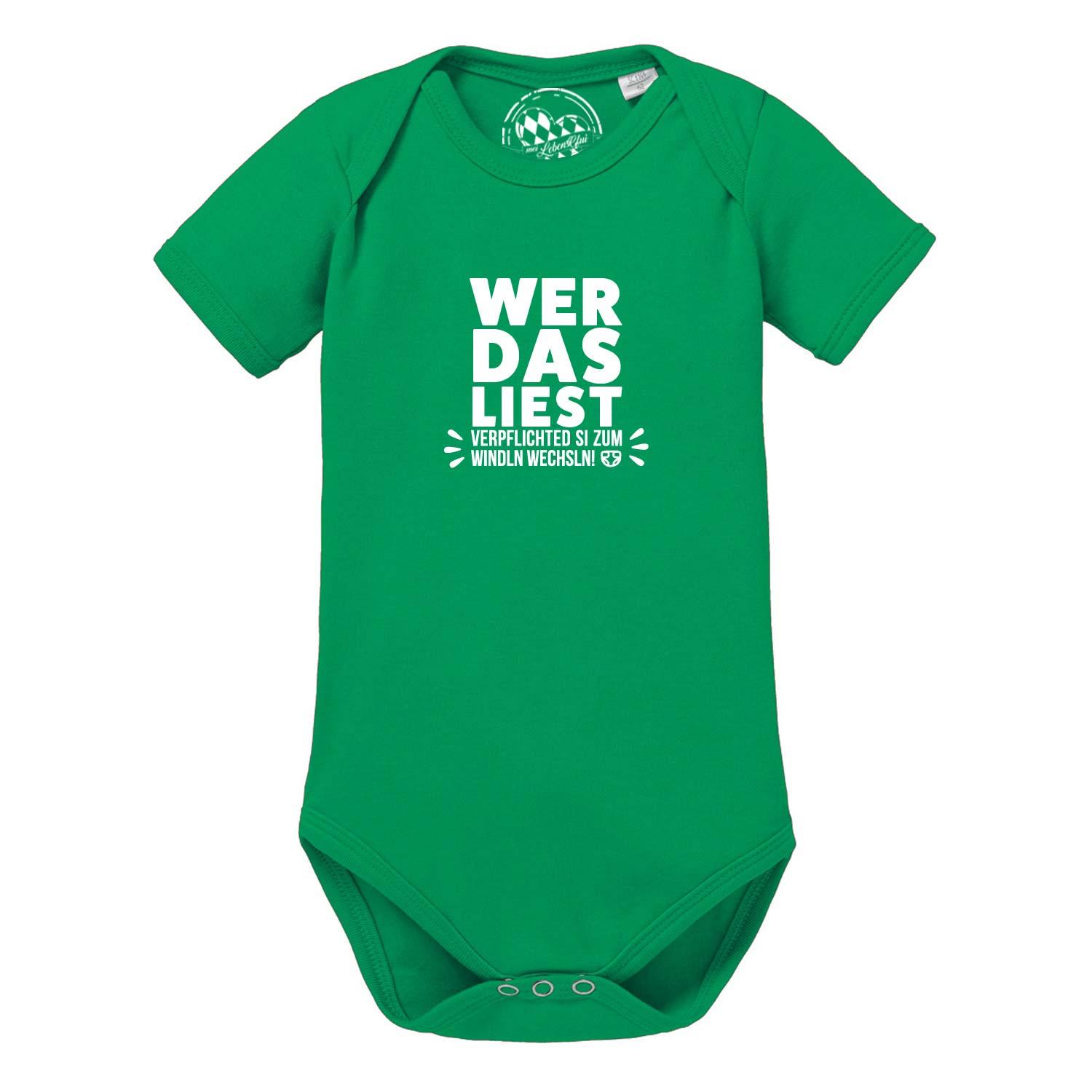 Baby Body "Windln wechsln!" - bavariashop - mei LebensGfui