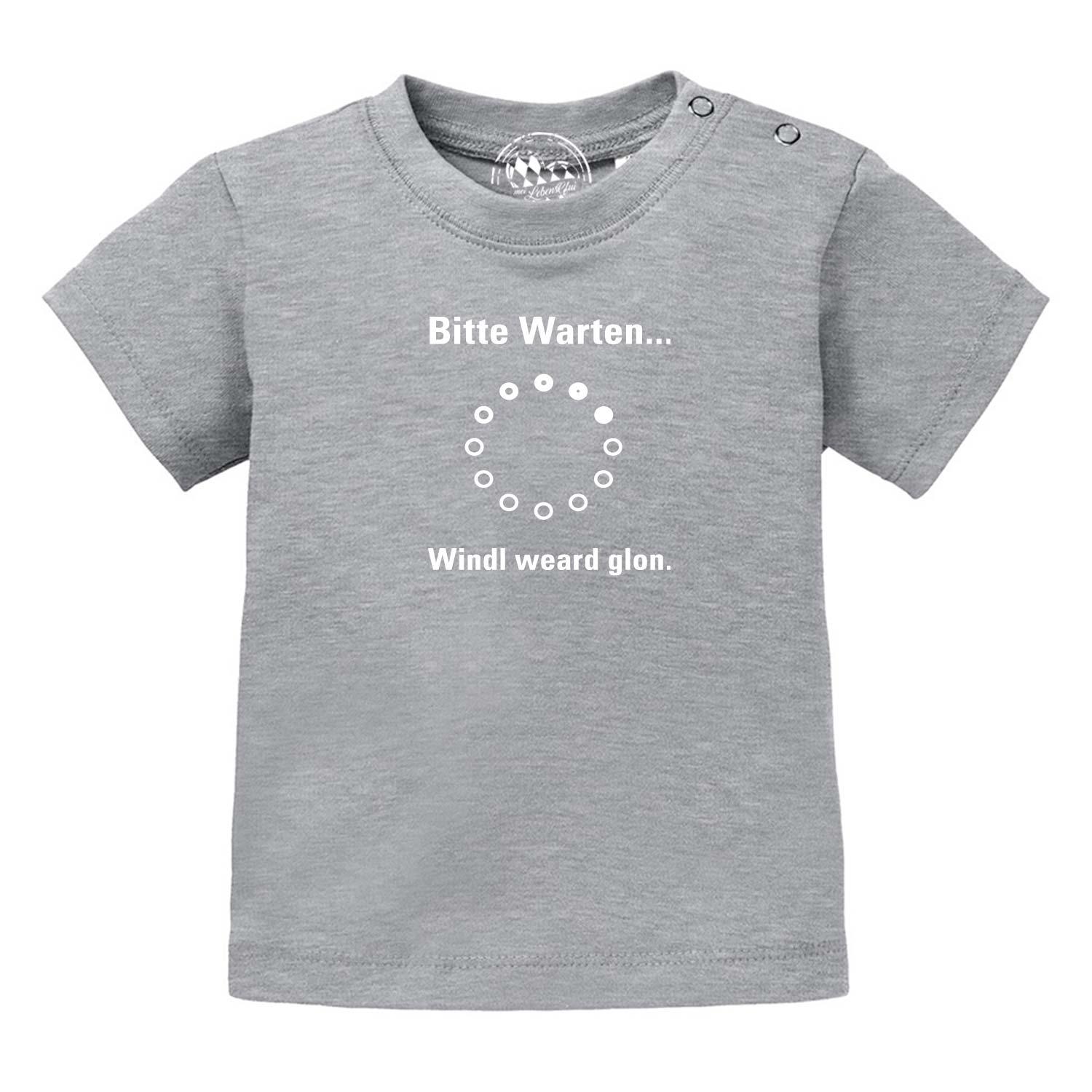 Baby T-Shirt "Bitte wartn…" - bavariashop - mei LebensGfui