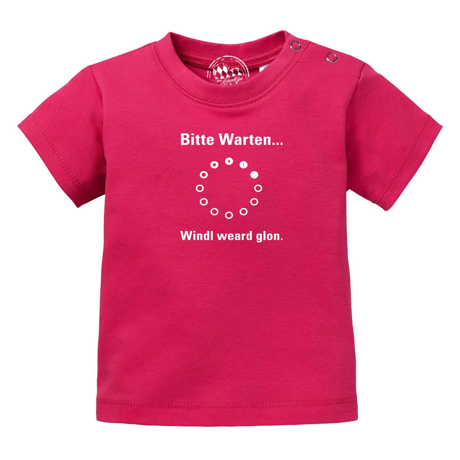 Baby T-Shirt "Bitte wartn…" - bavariashop - mei LebensGfui