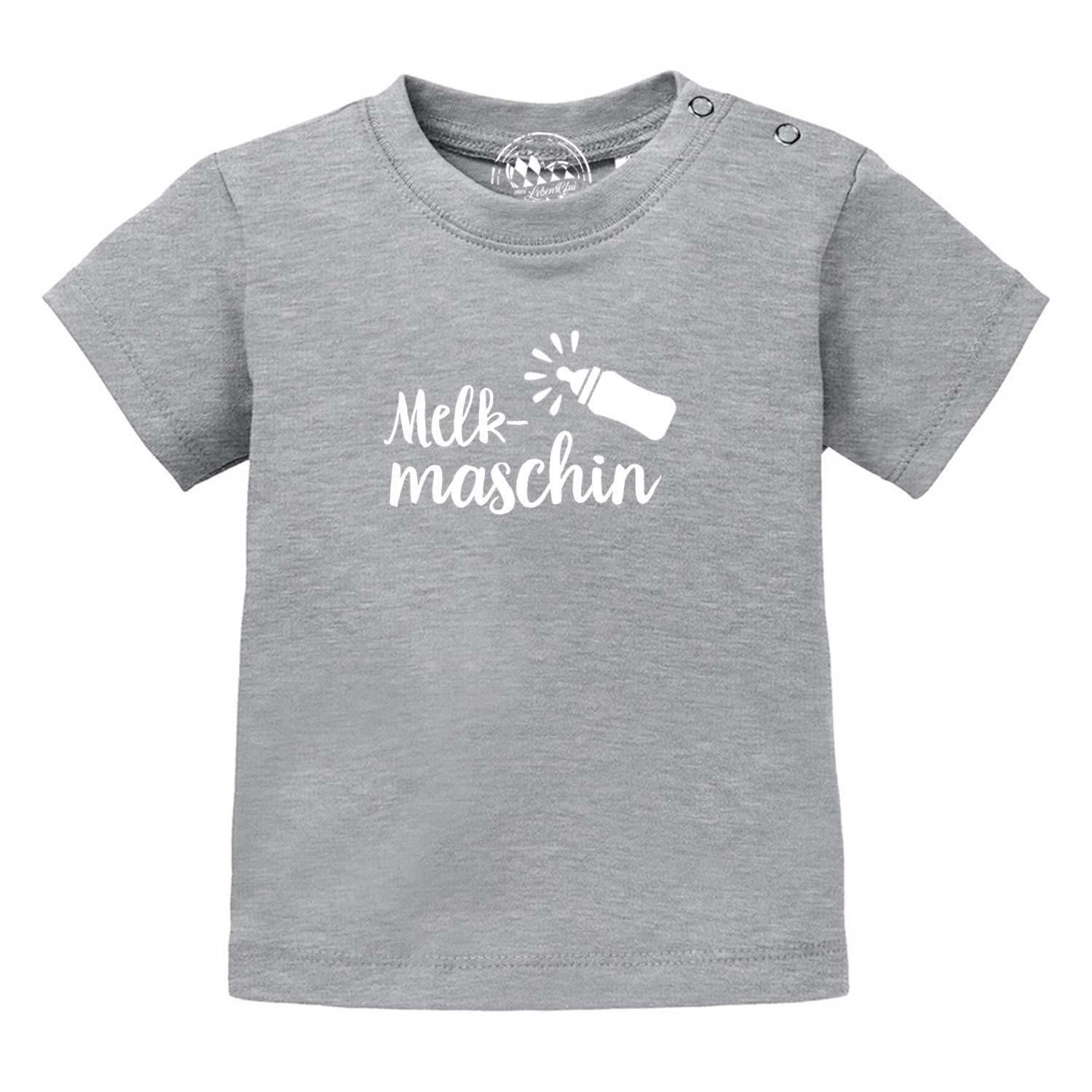Baby T-Shirt "Melkmaschin" - bavariashop - mei LebensGfui