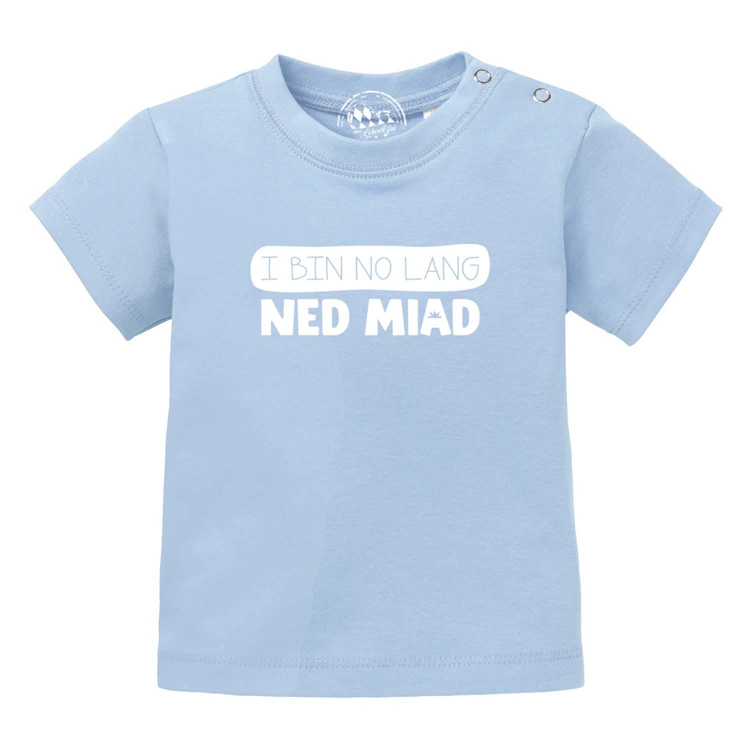 Baby T-Shirt "no lang ned miad!" - bavariashop - mei LebensGfui