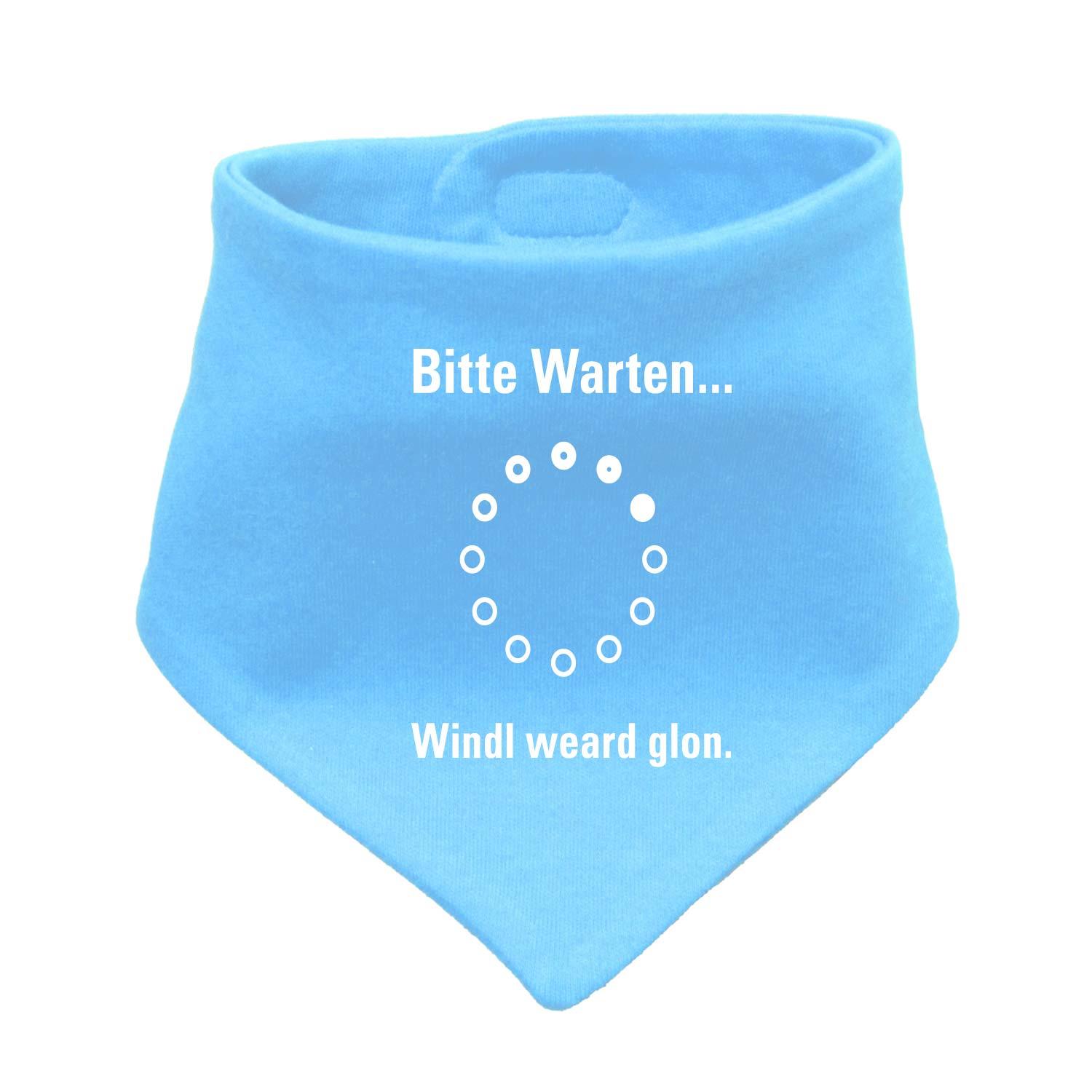 Babyhalstuch "Bitte wartn…" - bavariashop - mei LebensGfui