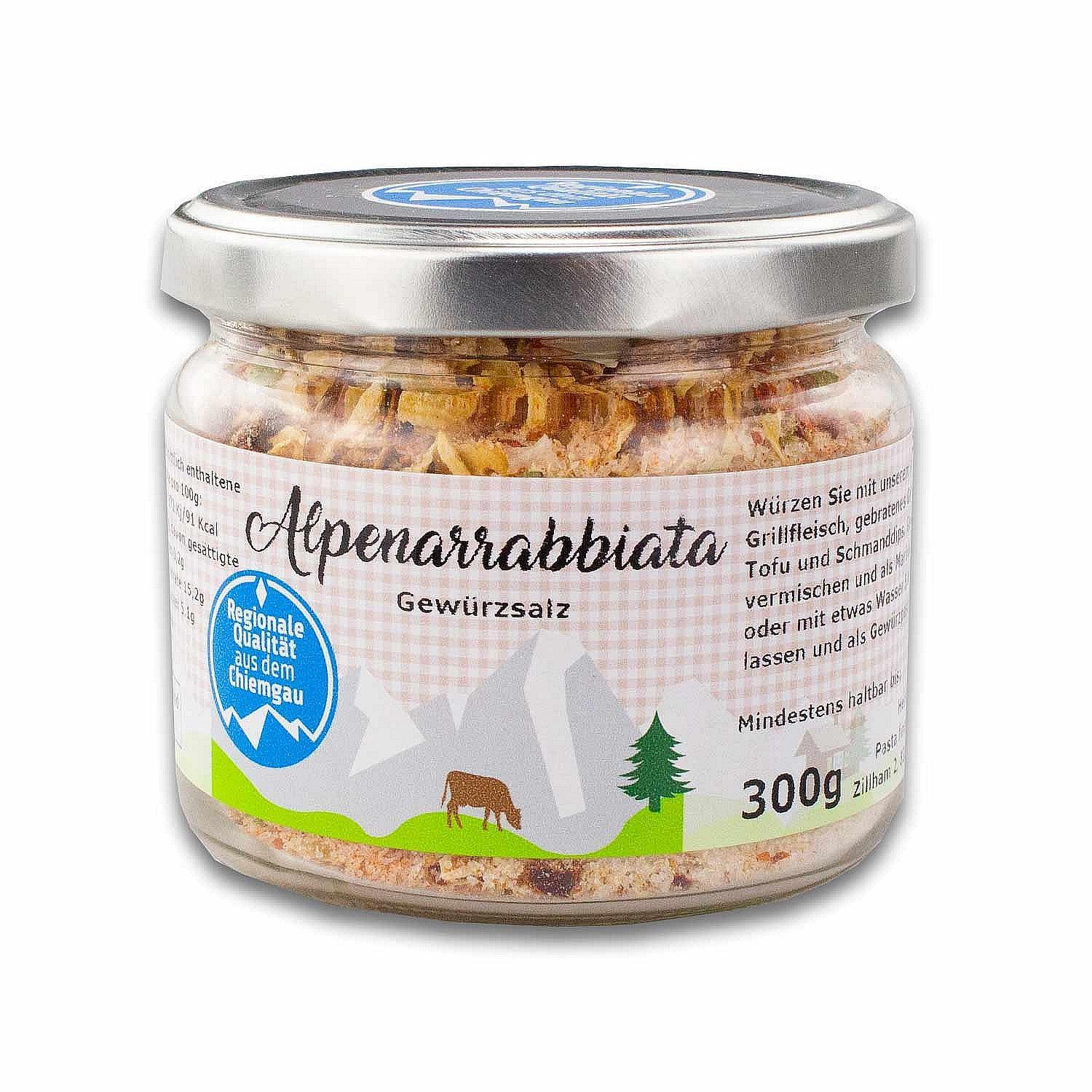 Bayr. Alpenarrabbiata Gewürzsalz - bavariashop - mei LebensGfui