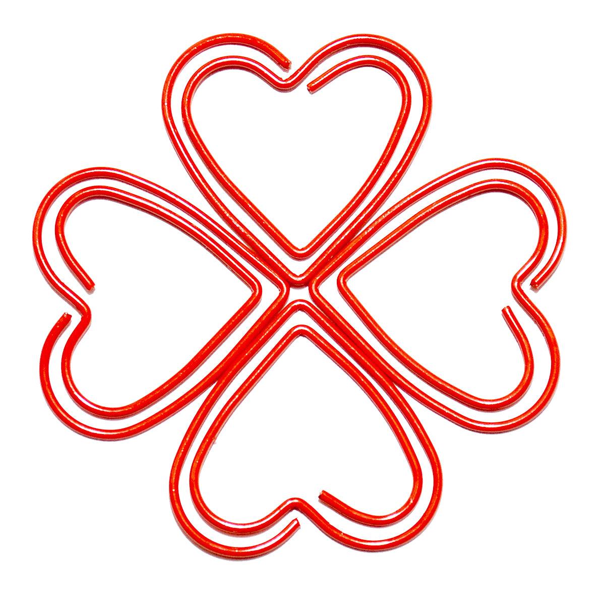 Büroklammern-Set in Metall, geformt als bayerische Motive wie Brezel, Maßkrug, Lederhose und Hut, 8-teilig.